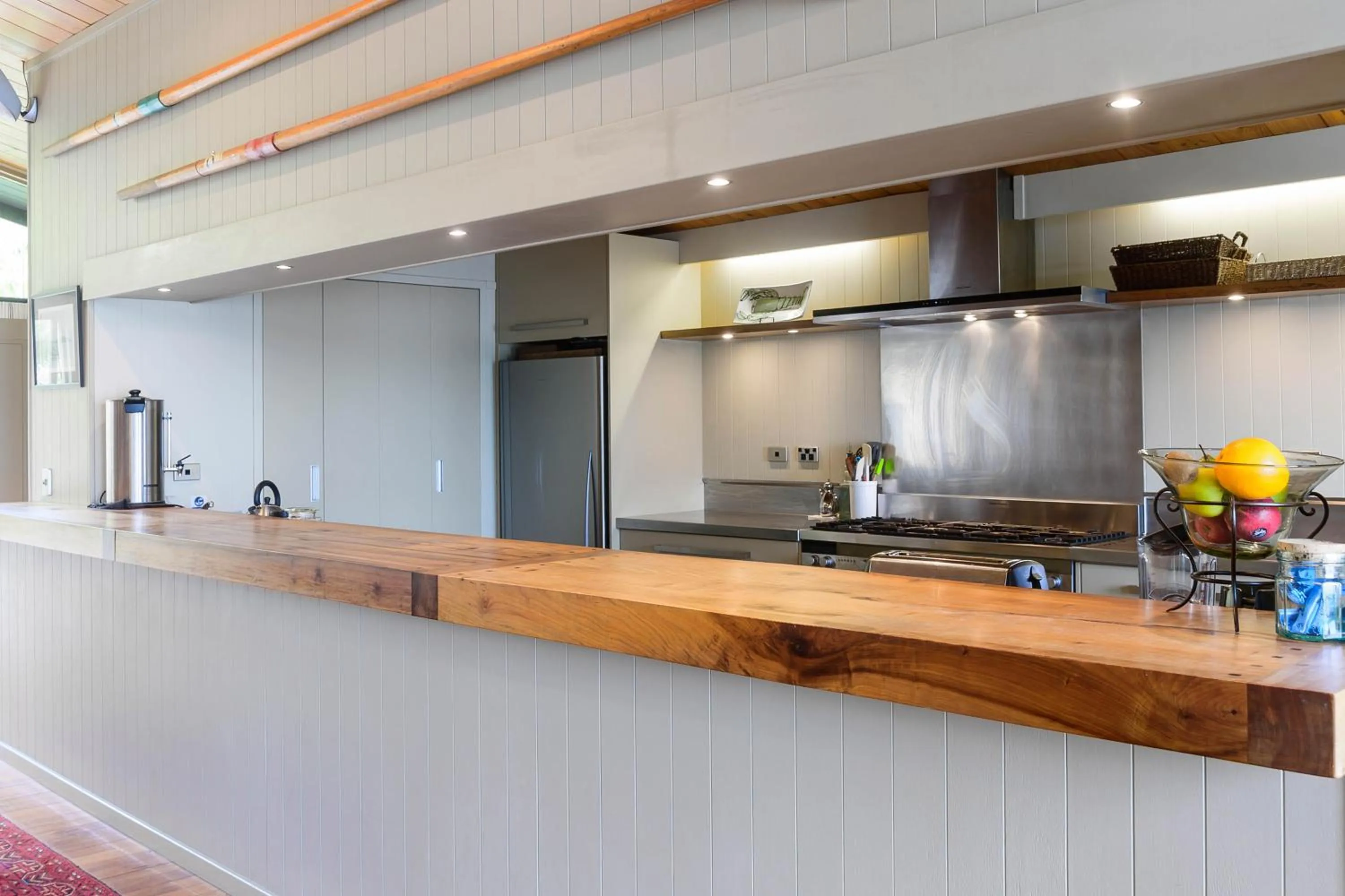 Kitchen or kitchenette in Koura Lodge