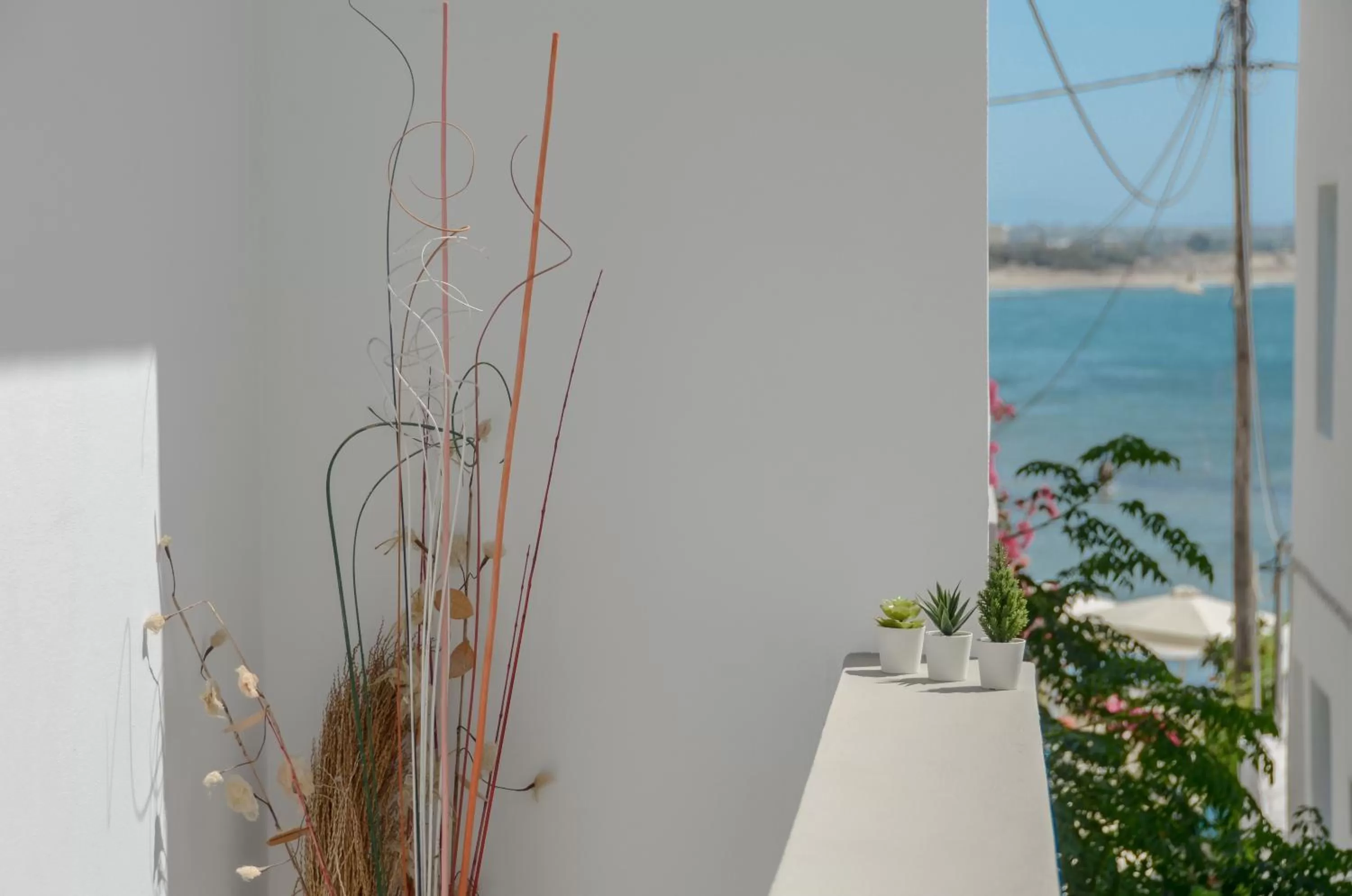 Balcony/Terrace in Panormos Hotel and Studios