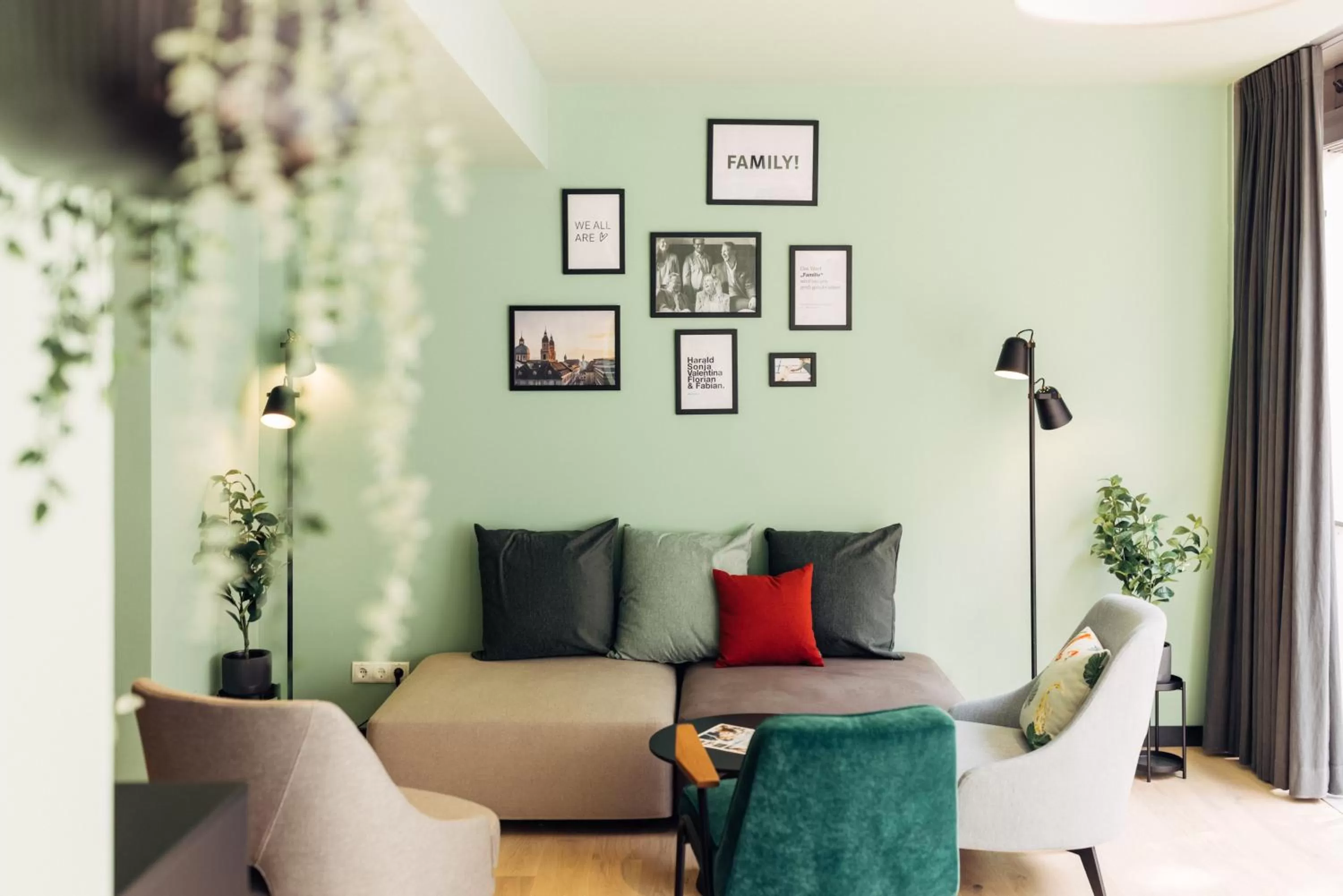 Seating area in harry's home Berlin-Moabit hotel & apartments