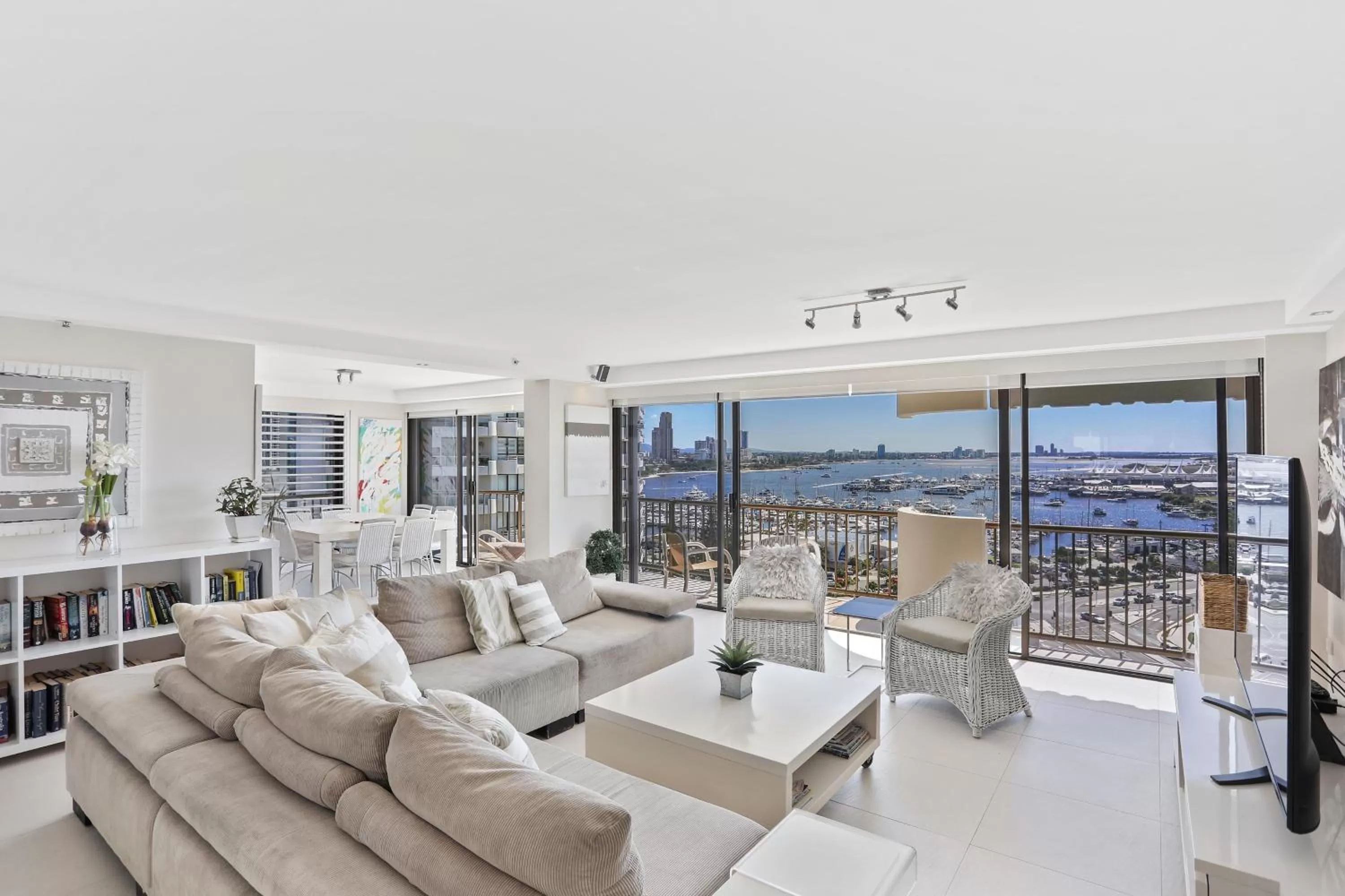 Living room in De Ville Apartments