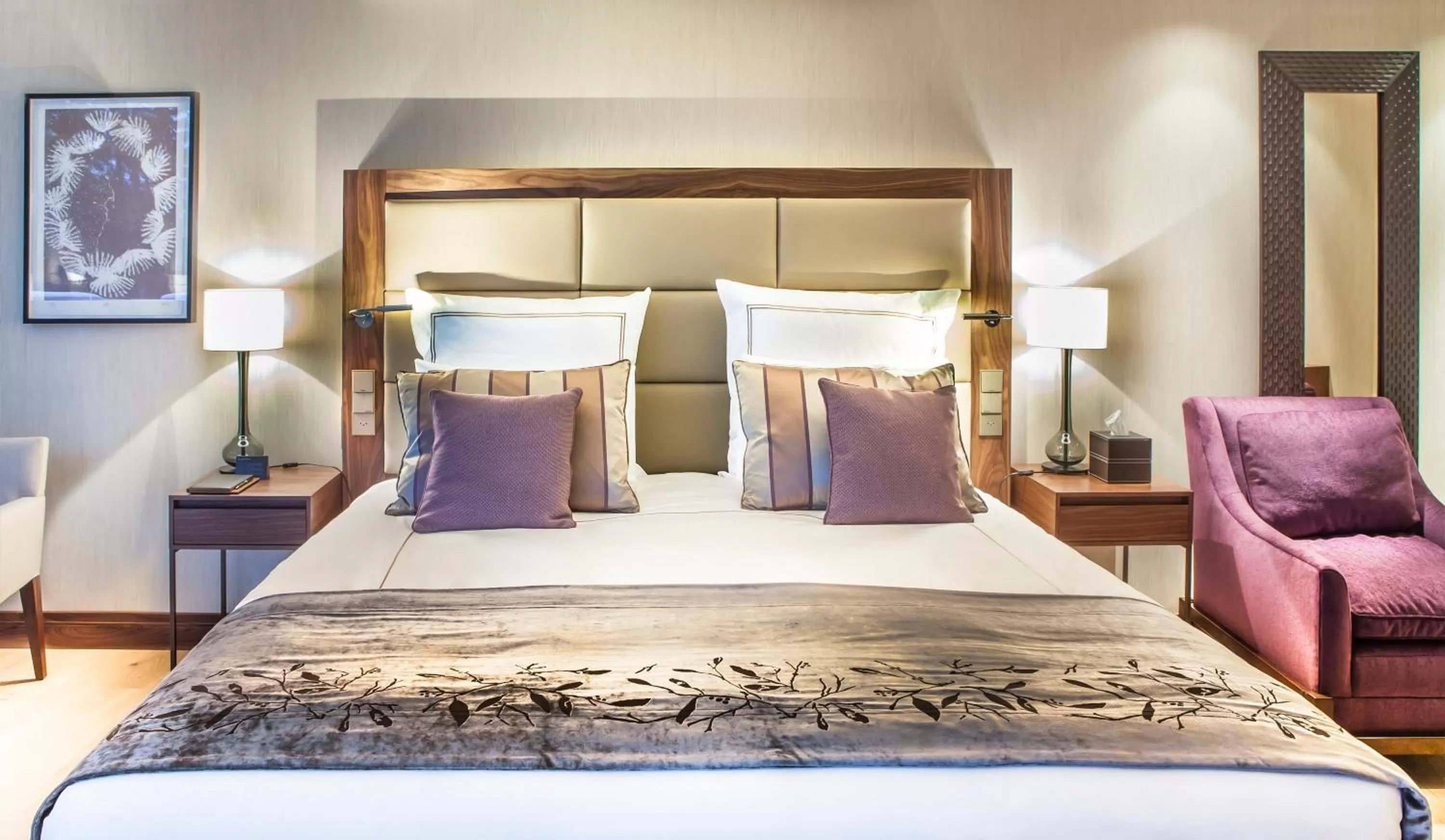 Photo of the whole room, Bed in AlpenGold Hotel Davos