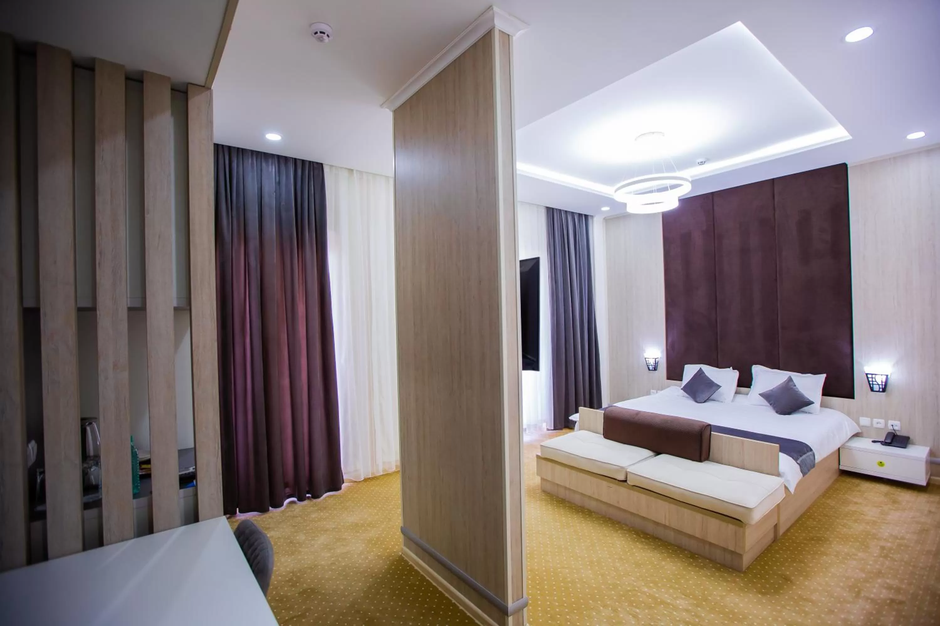 Bed in Art Regency Premium Hotel, Free Airport Shuttle Service