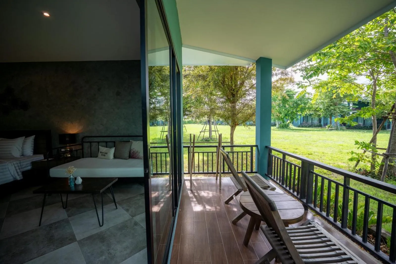 Balcony/Terrace in Coral Tree Villa Huahin