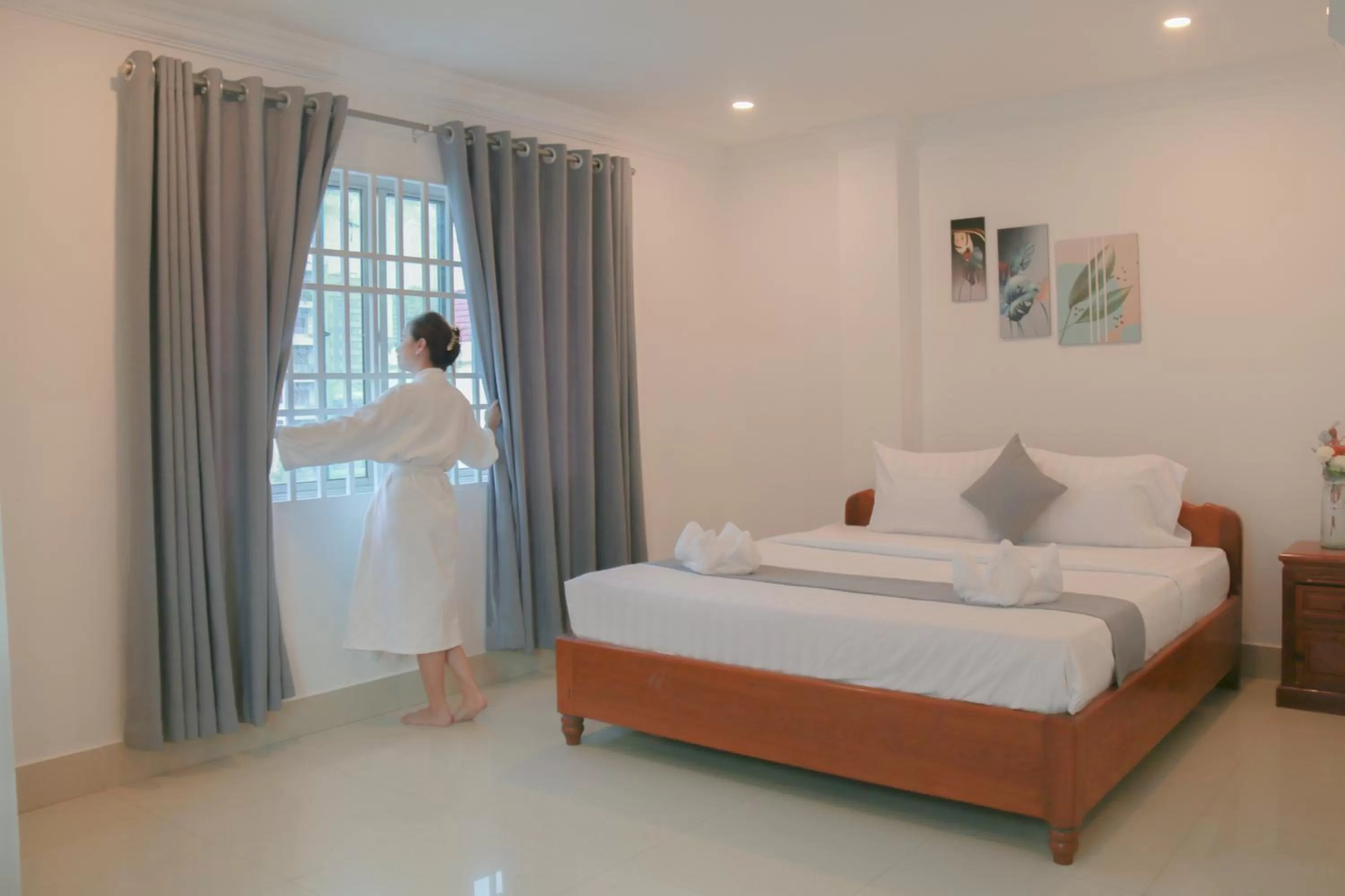 Bedroom, Bed in White Corner Hotel