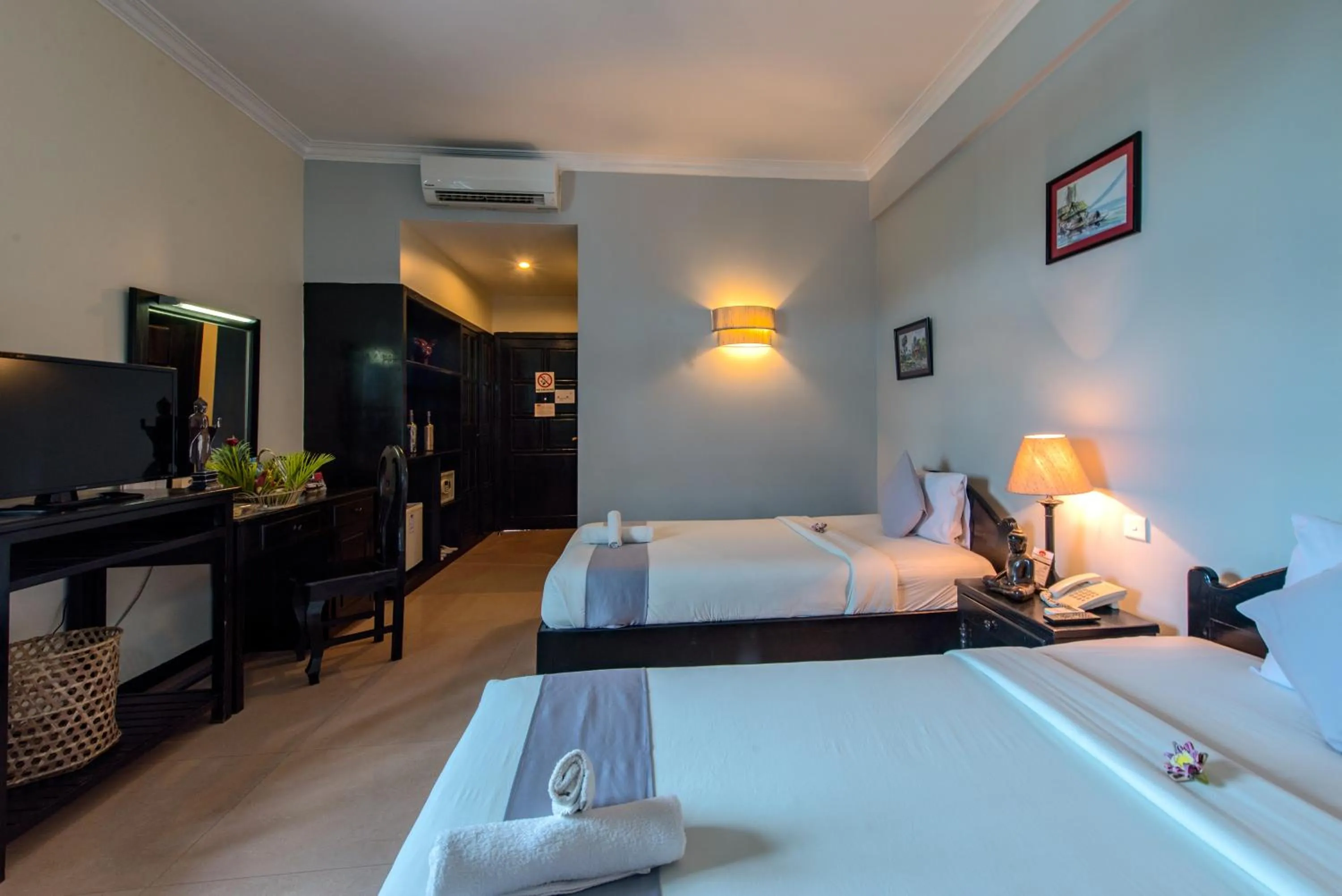 Photo of the whole room, Bed in Angkor Panoramic Boutique Hotel