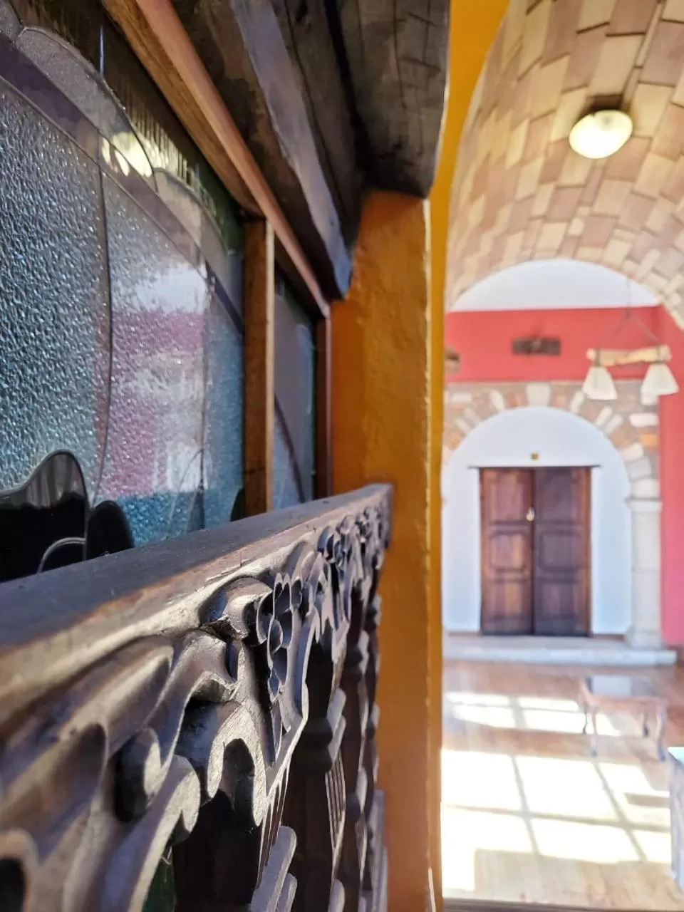 Decorative detail in Patio de Piedra Hotel Boutique
