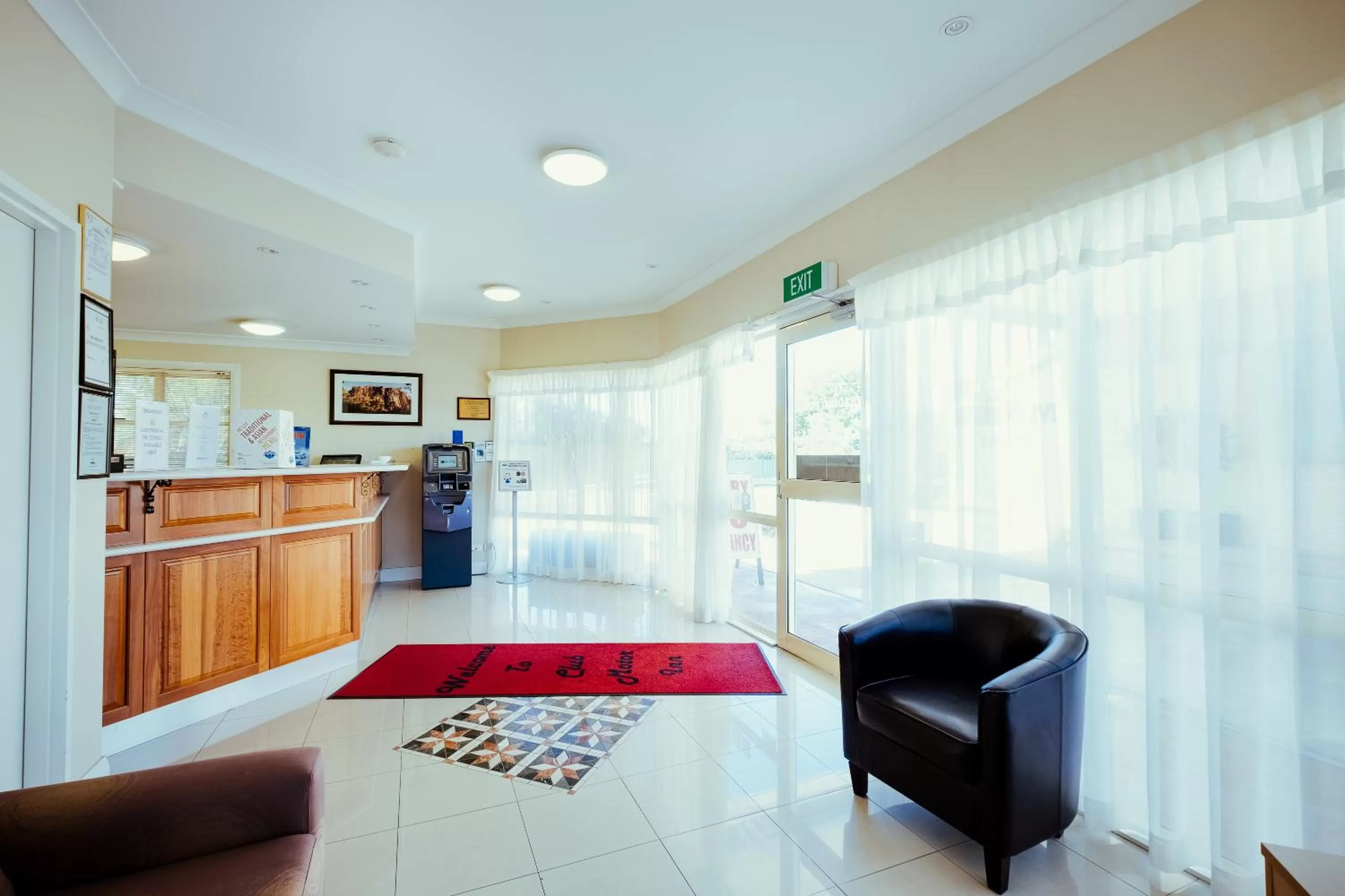 Lobby or reception in Club Motor Inn