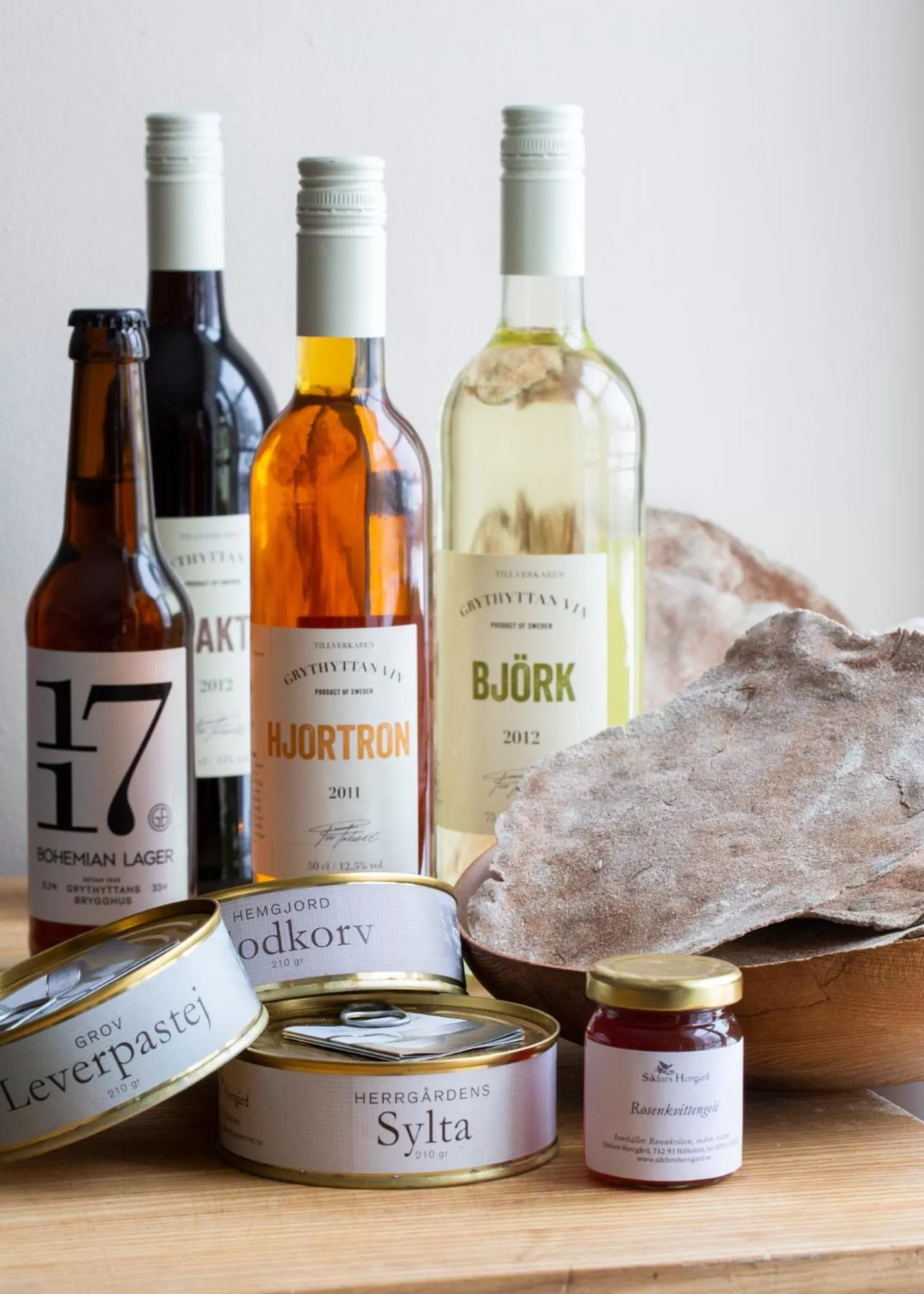 Food and drinks in Sikfors Herrgård