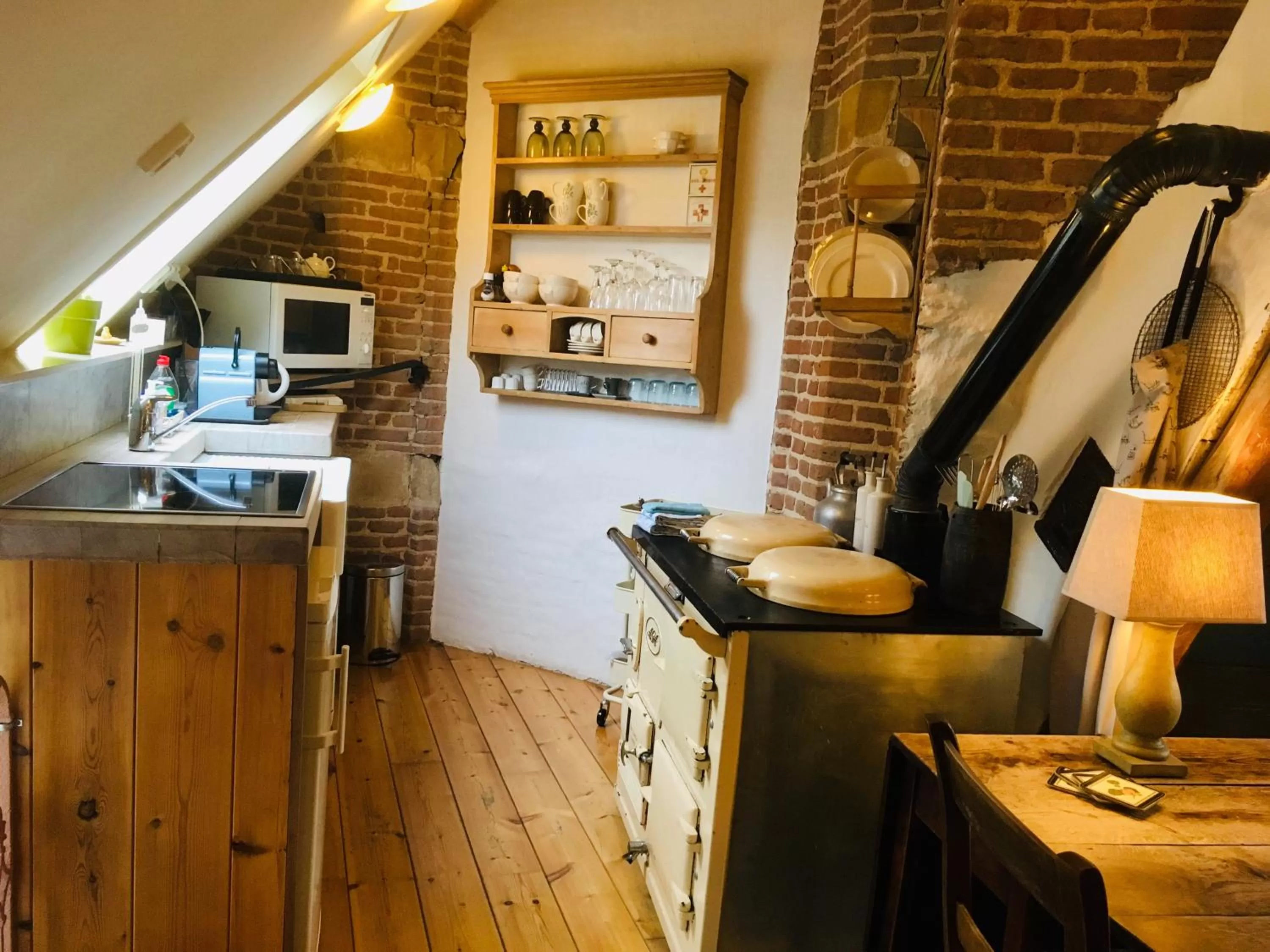 Kitchen or kitchenette in De Stadsboerderij
