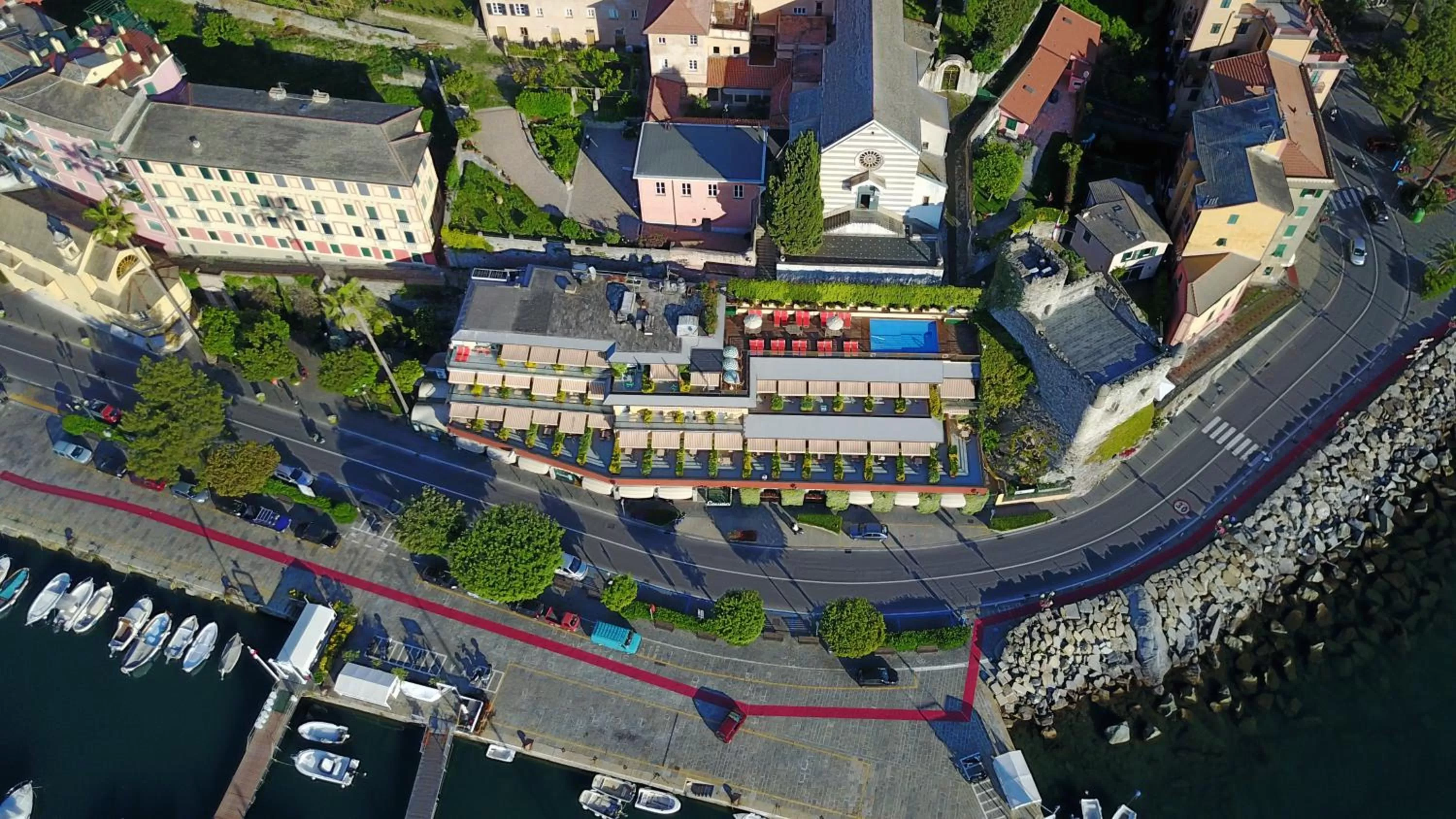 Bird's eye view in Hotel Laurin