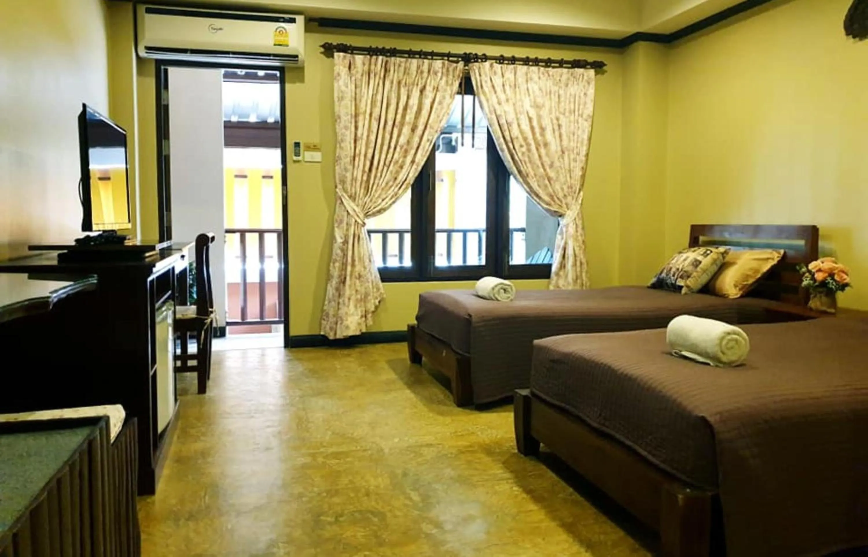 Bedroom, Bed in Andaman House SHA Plus