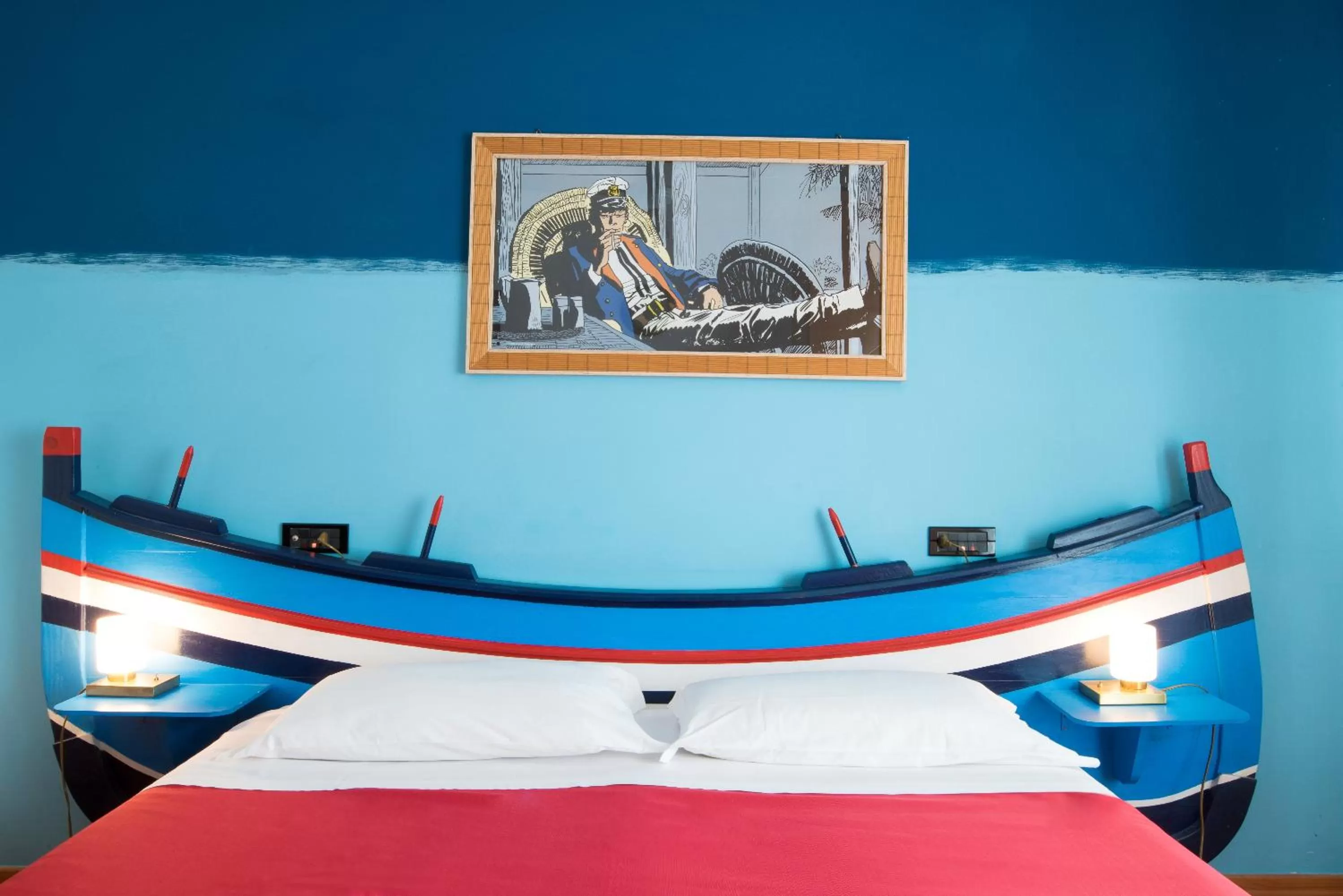 Bed in Villa Morgana Resort and Spa