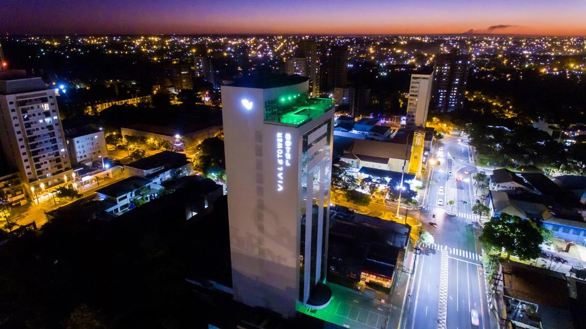 Bird's eye view in Viale Tower Hotel