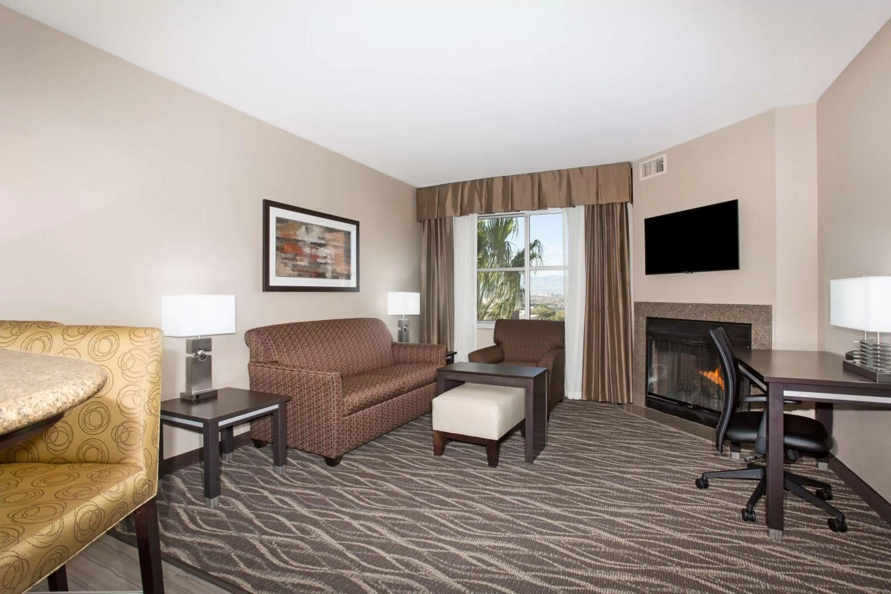 Living room in Homewood Suites by Hilton South Las Vegas
