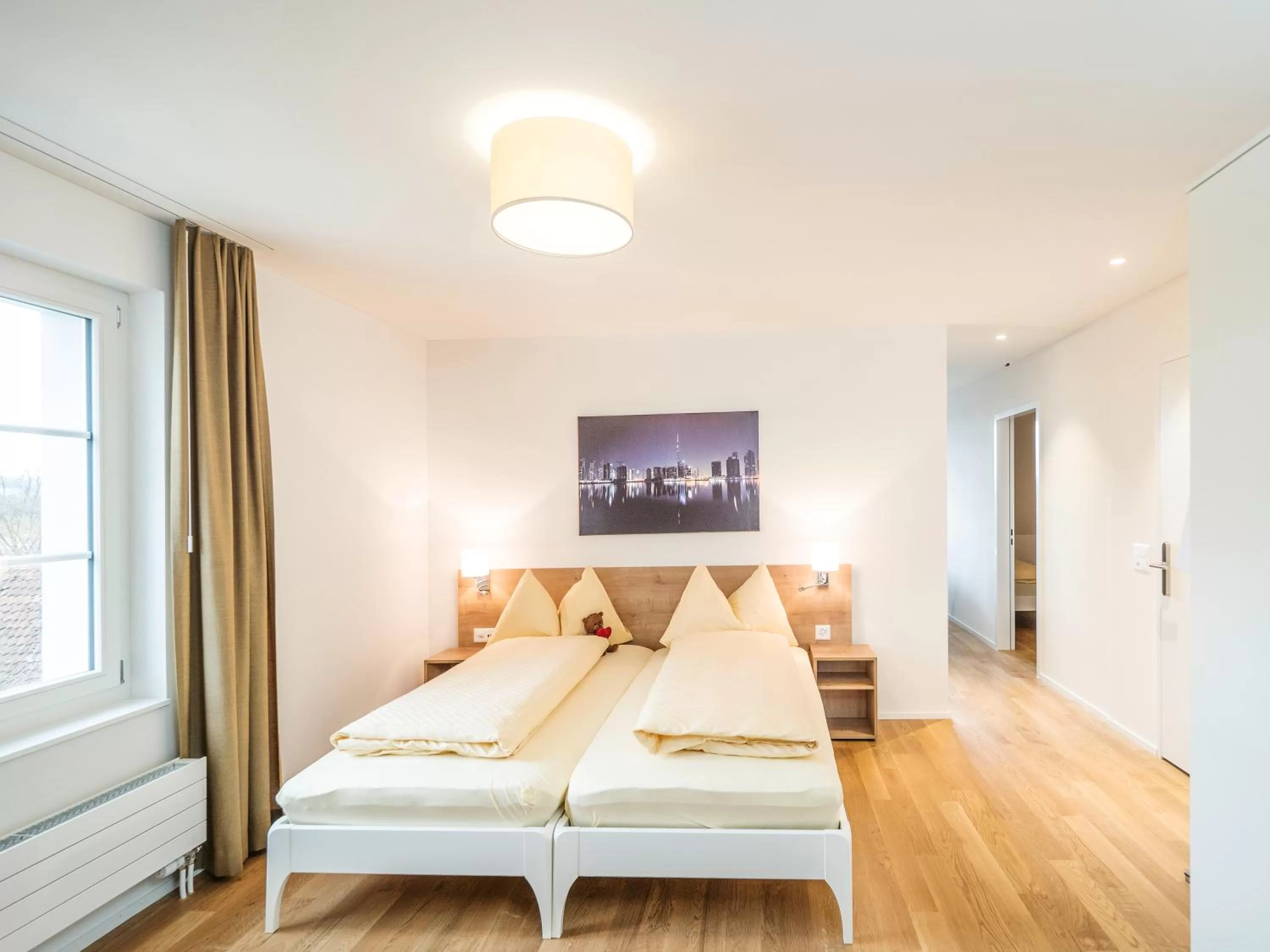 Bedroom, Bed in Aparthotel Bären