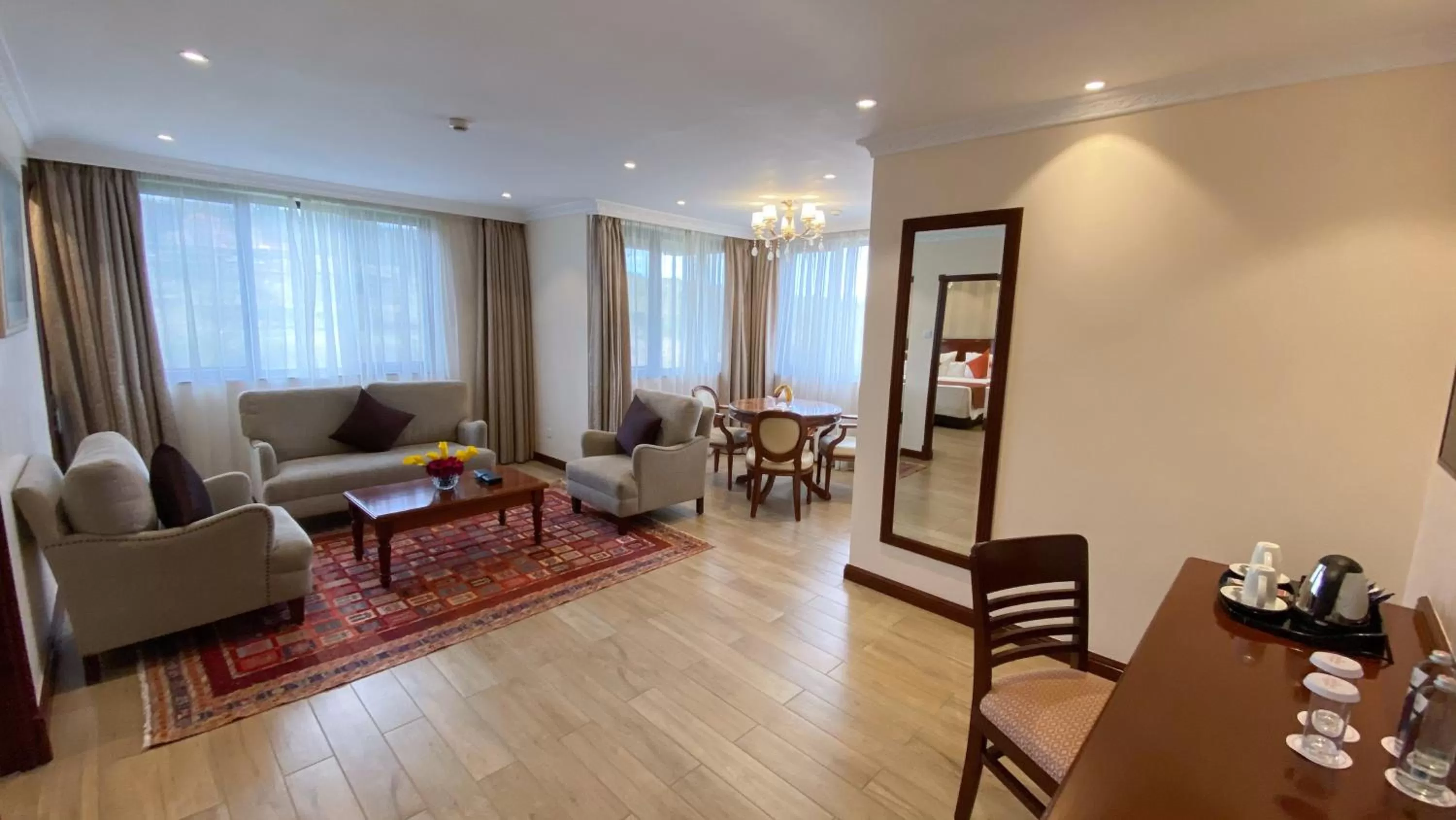 Seating area in Sarova Woodlands Hotel and Spa