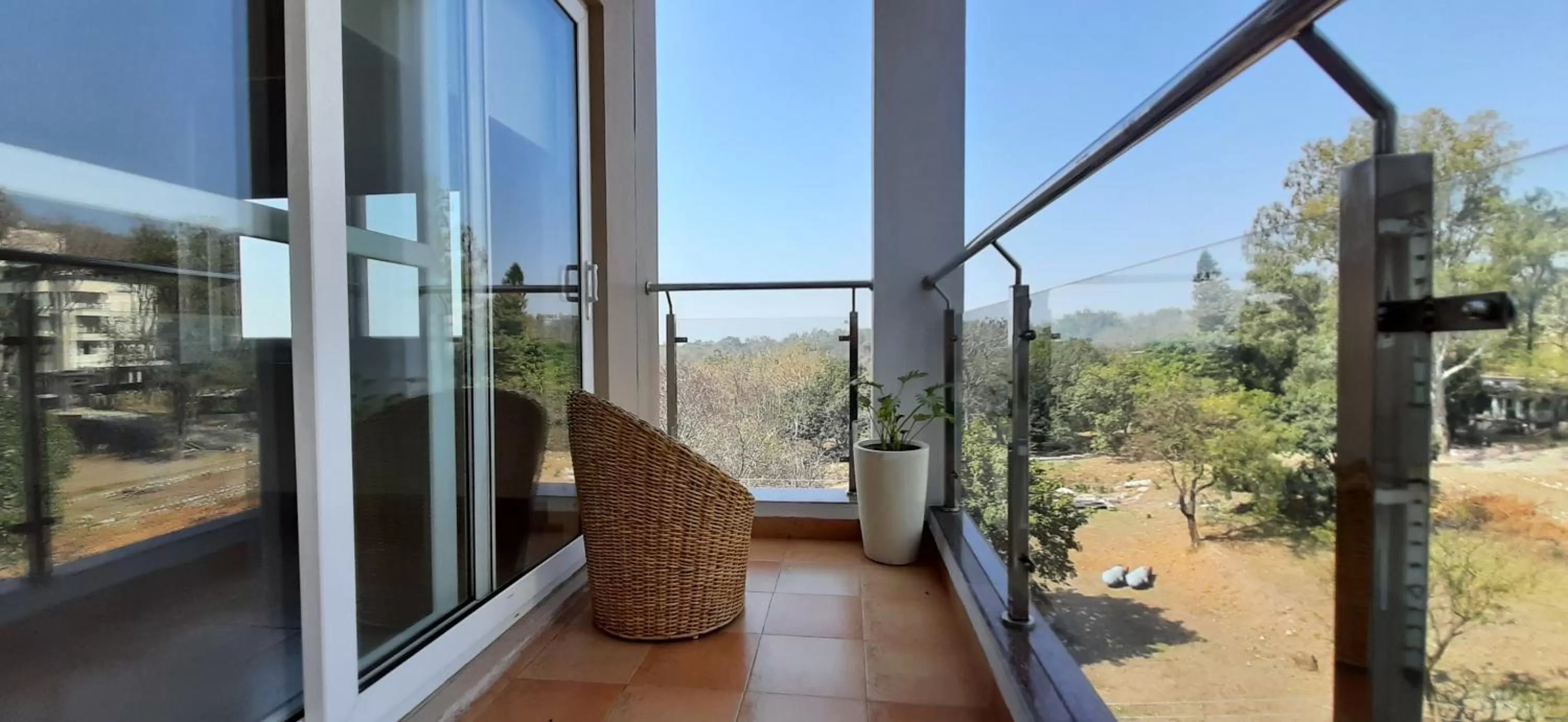 Balcony/Terrace in Golden Healing Journeys Homestay