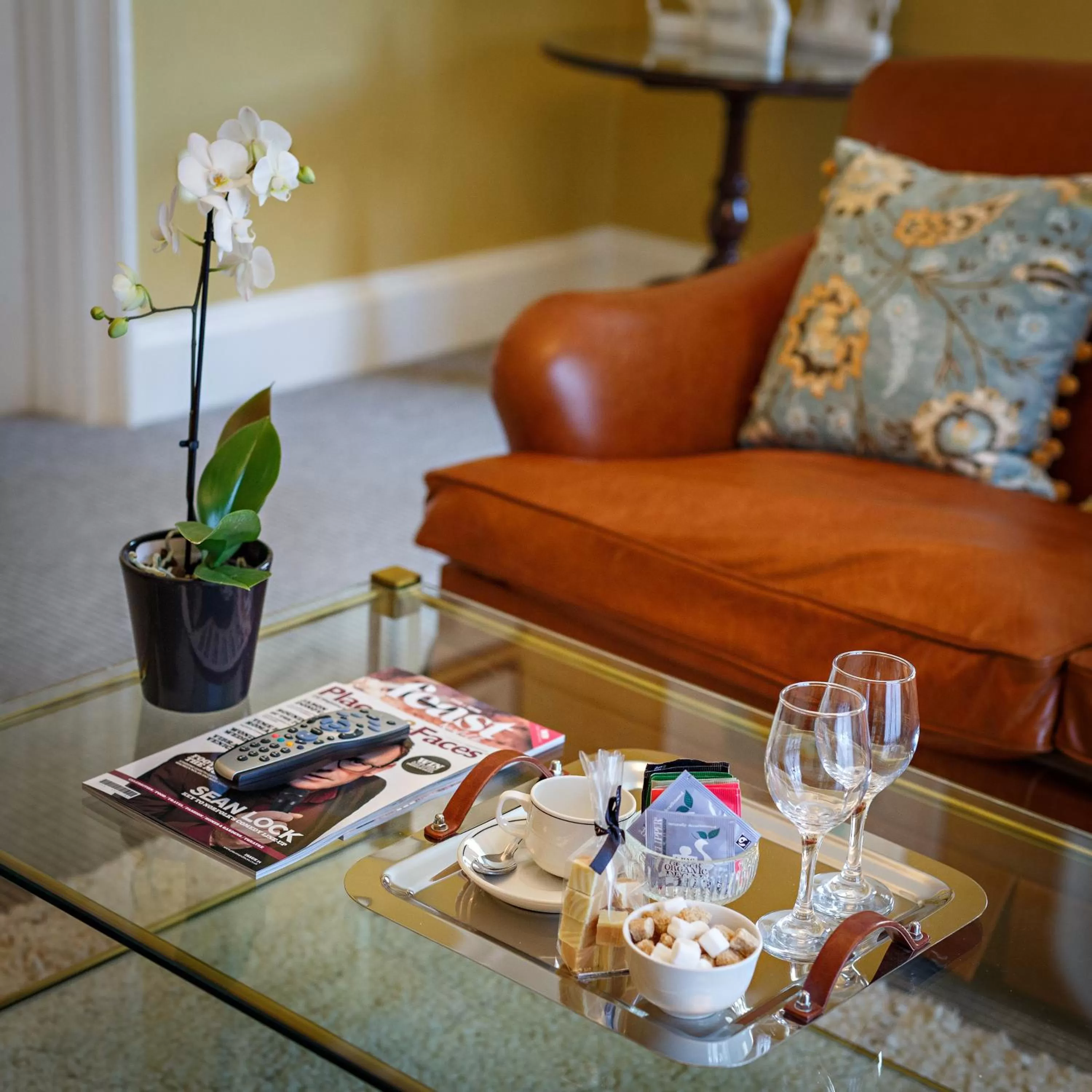 Living room in The Assembly House in central Norwich