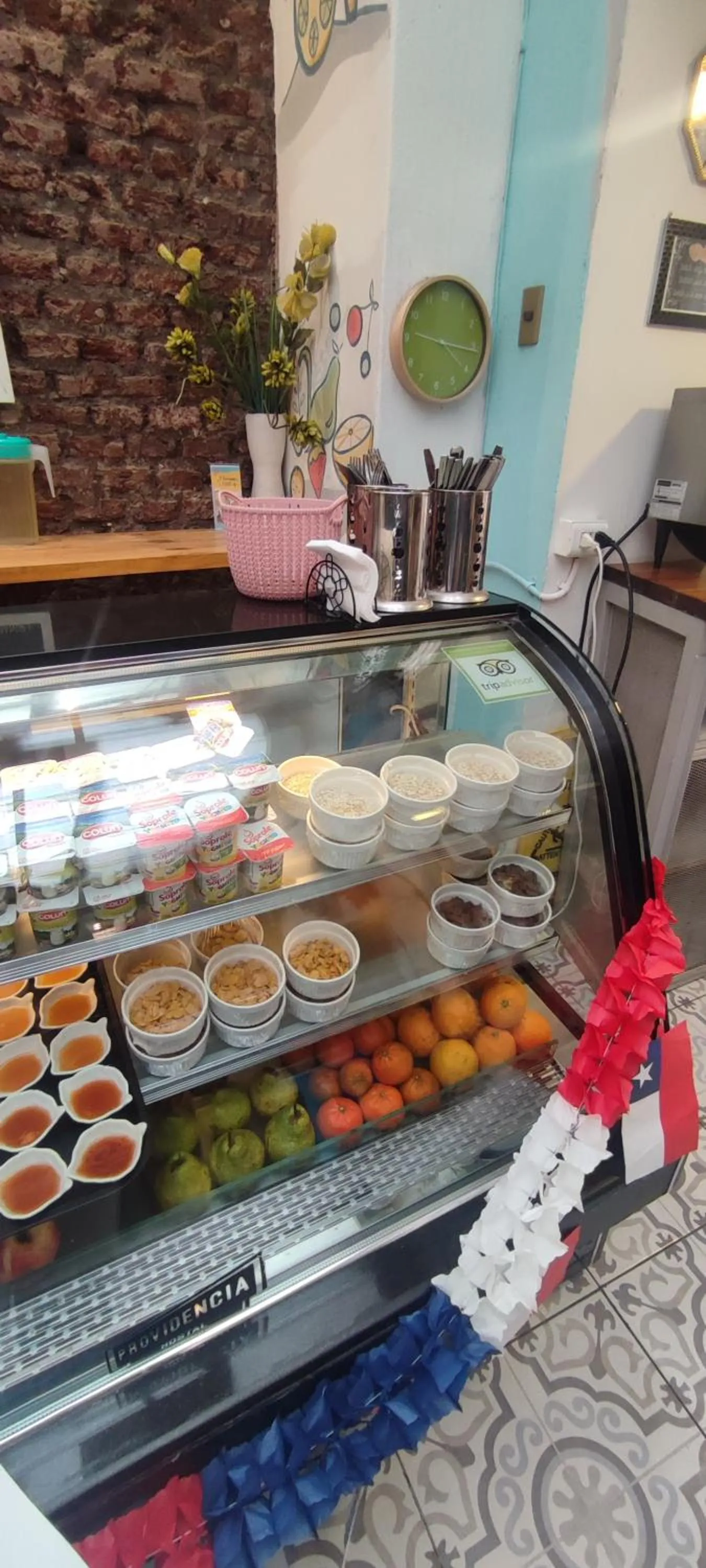 Breakfast in Hostal Providencia