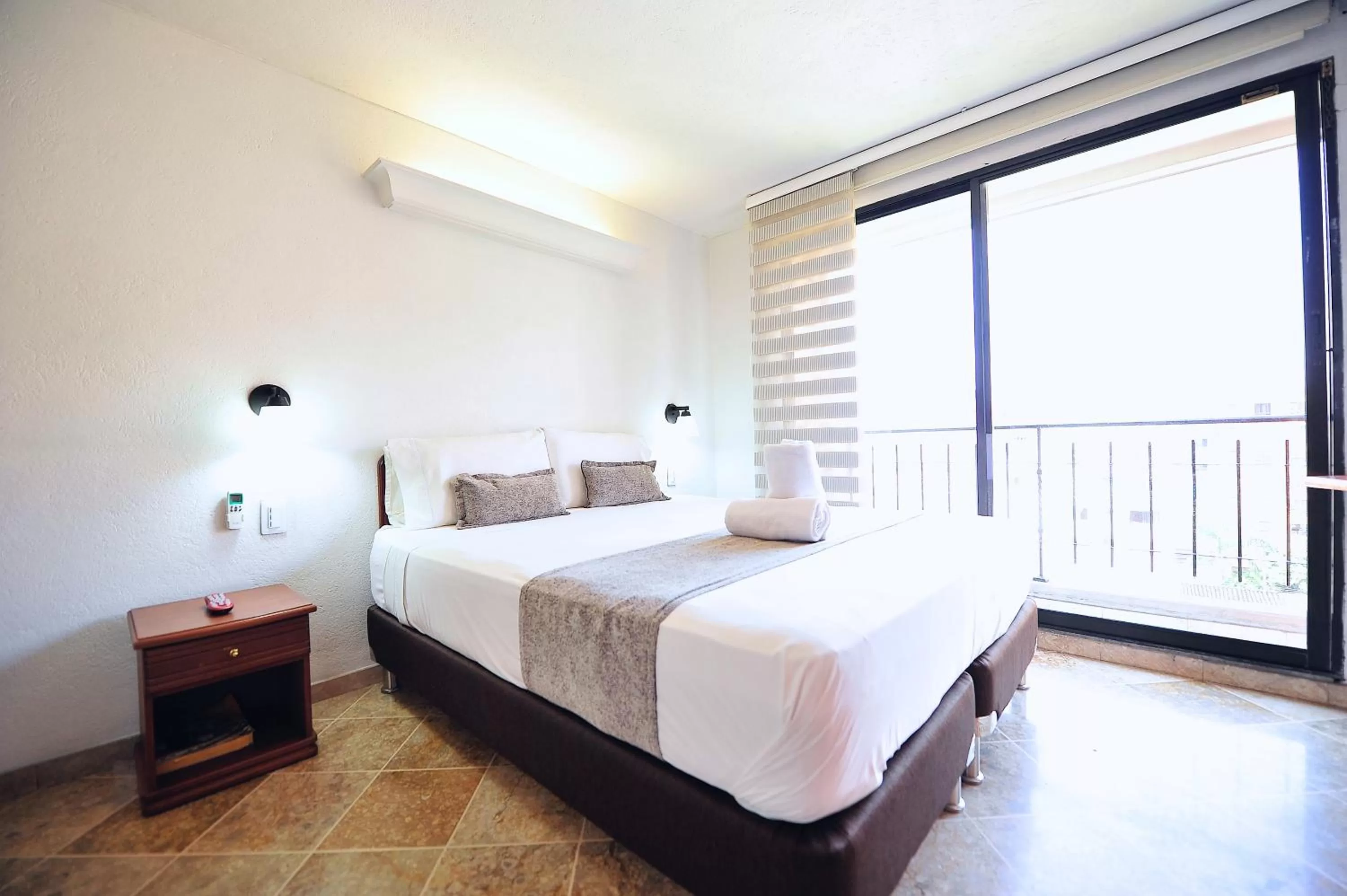 Bed in Hotel Cabo de la Vela Medellin