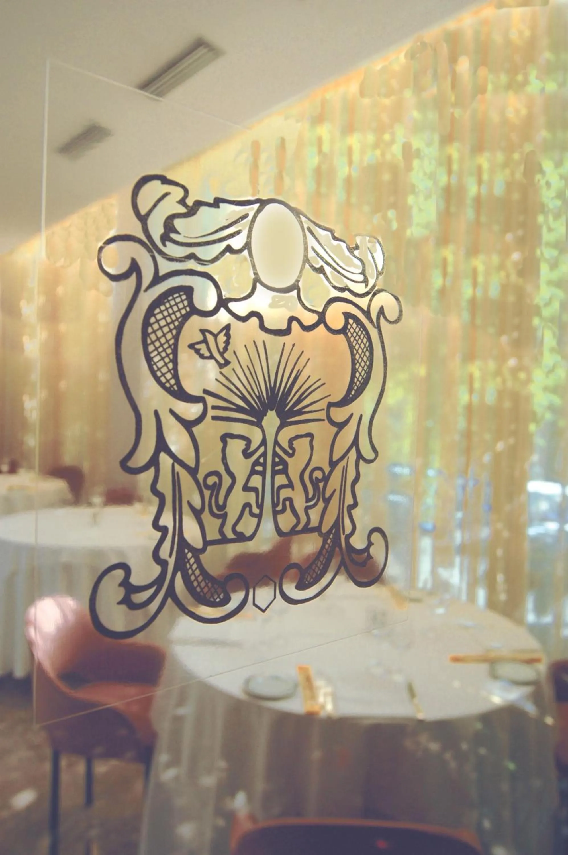 Decorative detail in Reginna Palace Hotel