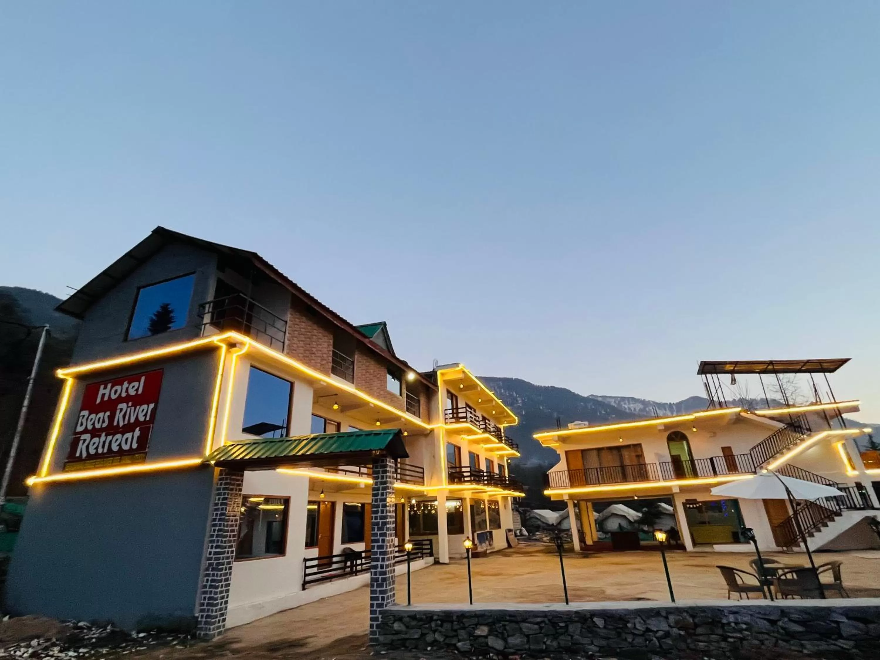 Property Building in Himalayan Riverside Resort, Manali