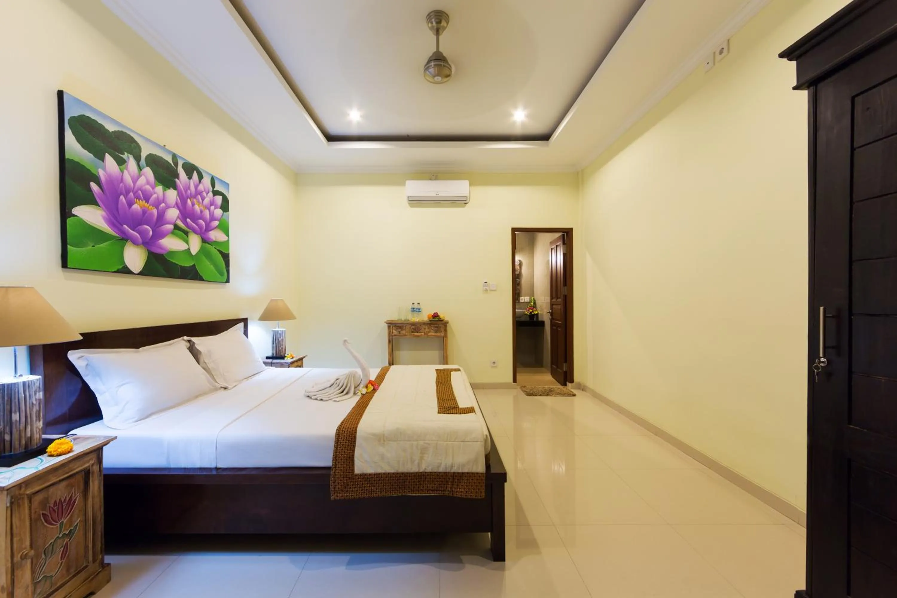 Bed in Padma Ubud Retreat