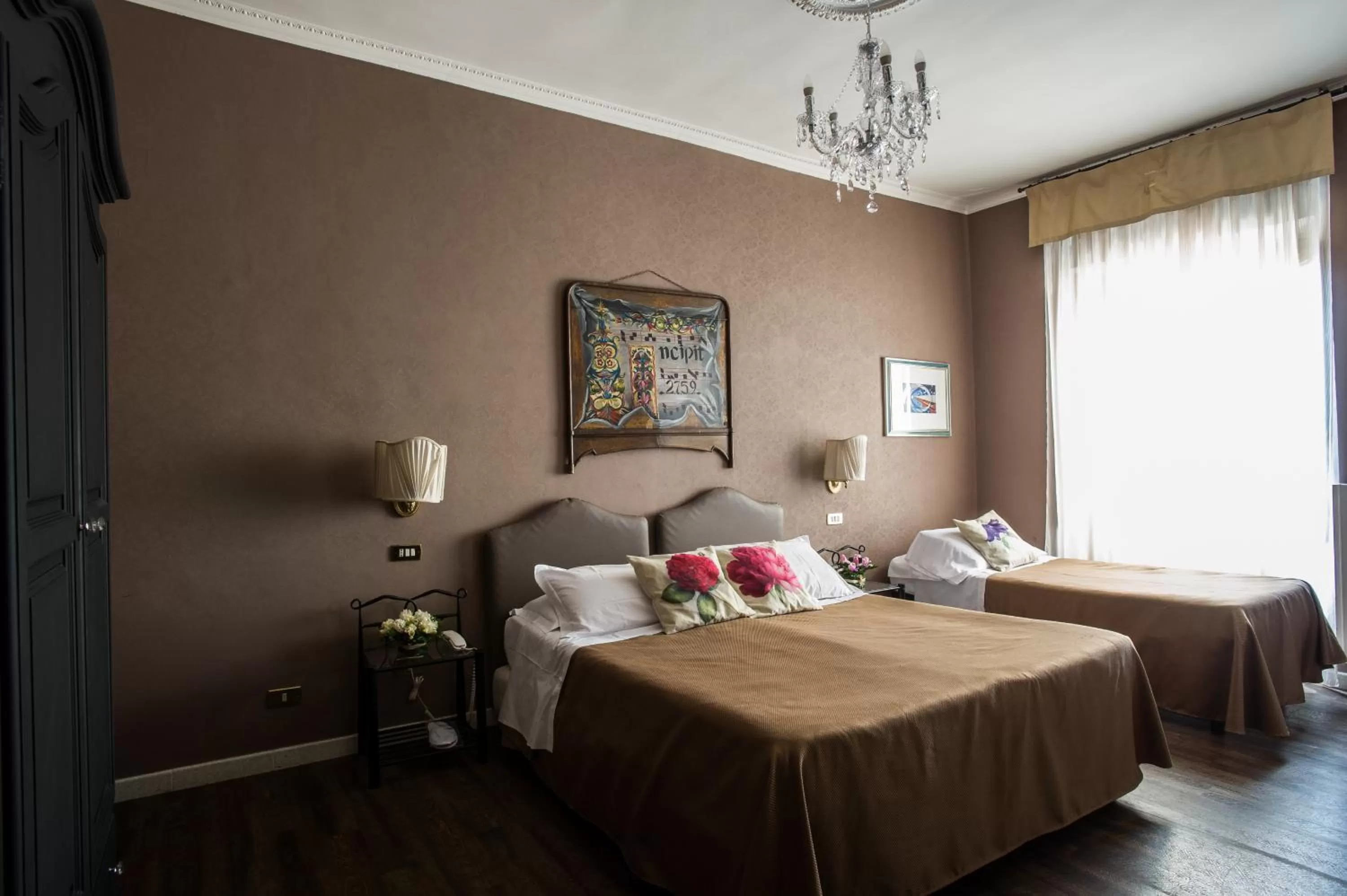 Bed in Hotel Residenza In Farnese