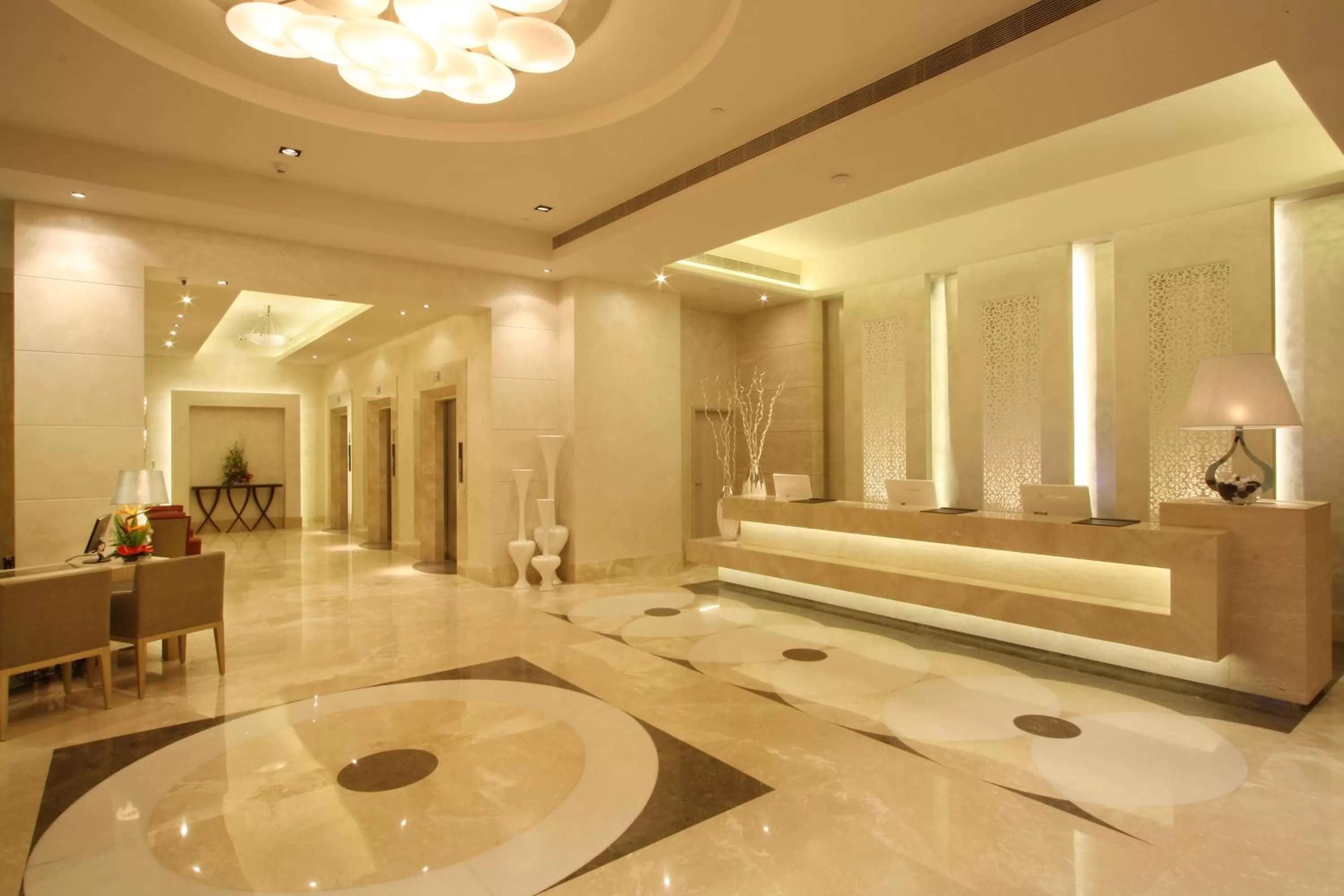Lobby or reception in Radisson Hyderabad Hitec City