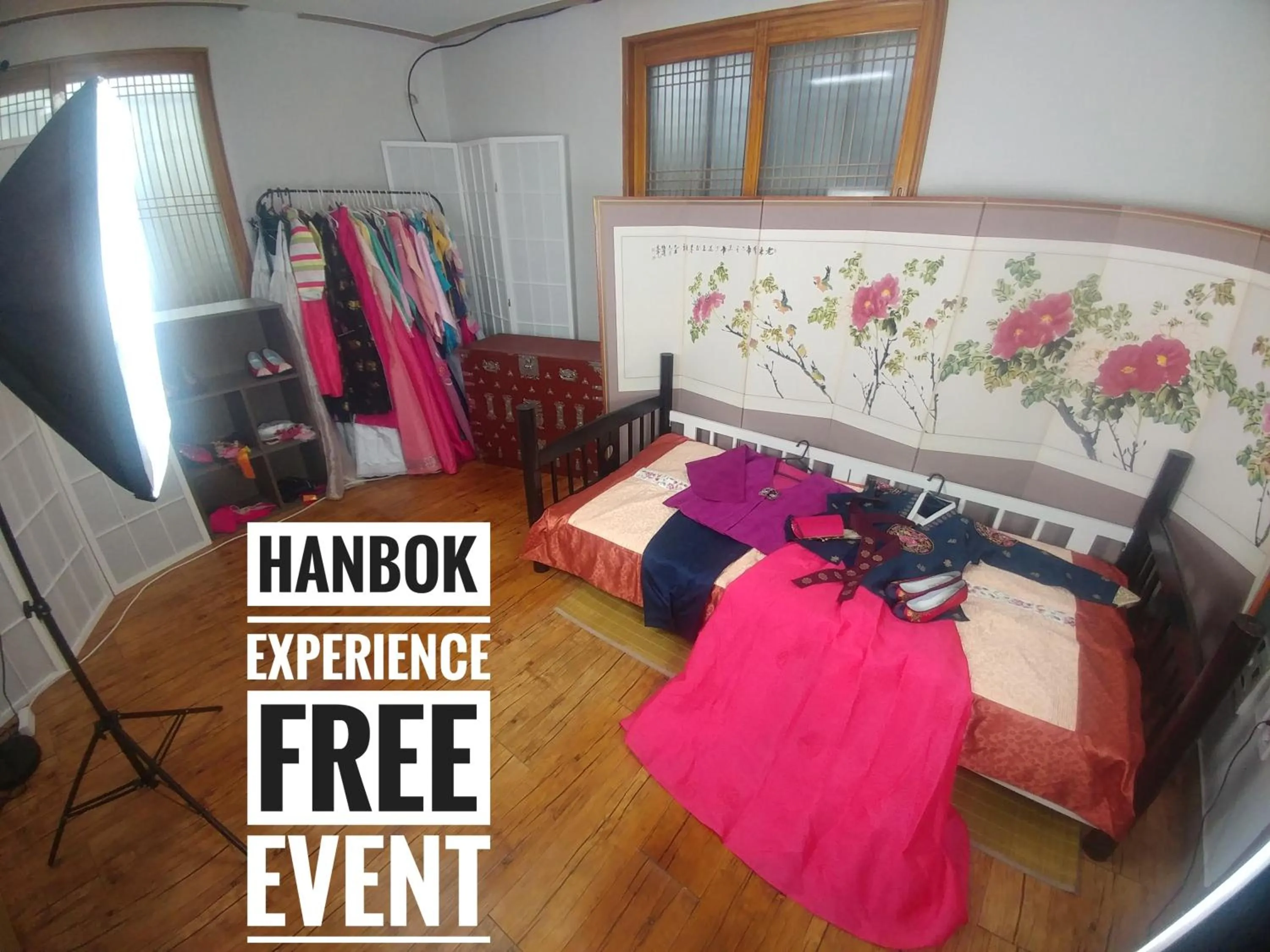 Seating area in Jeju Masil Guesthouse