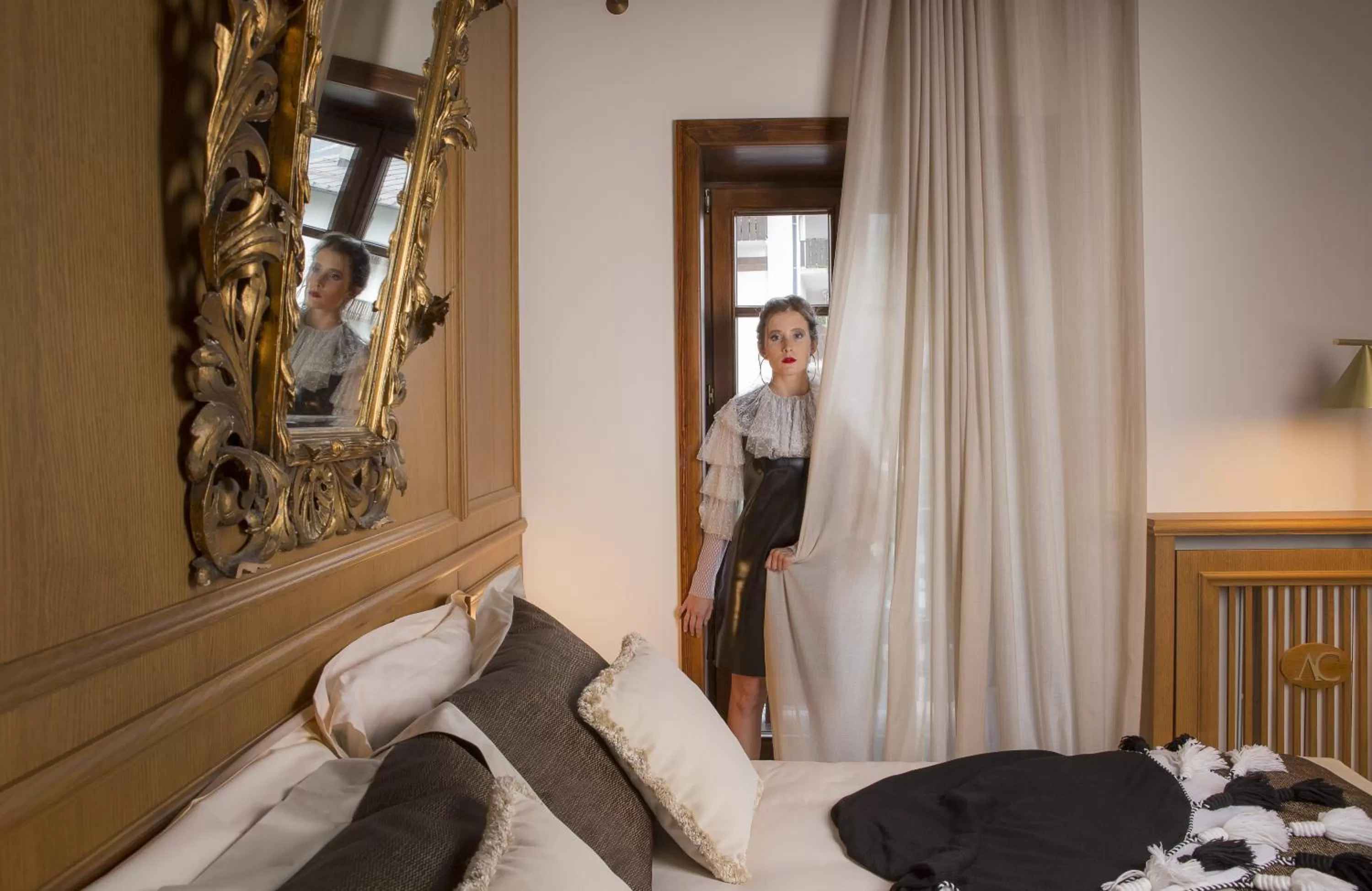 Bed in Ambra Cortina Luxury&Fashion Hotel