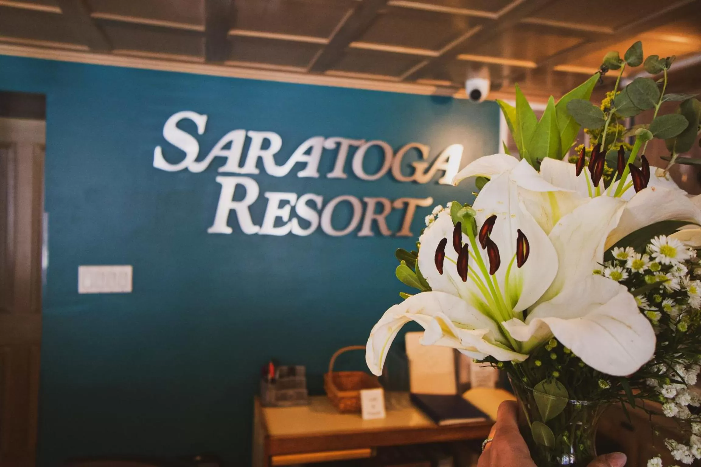 Lobby or reception in Saratoga Resort