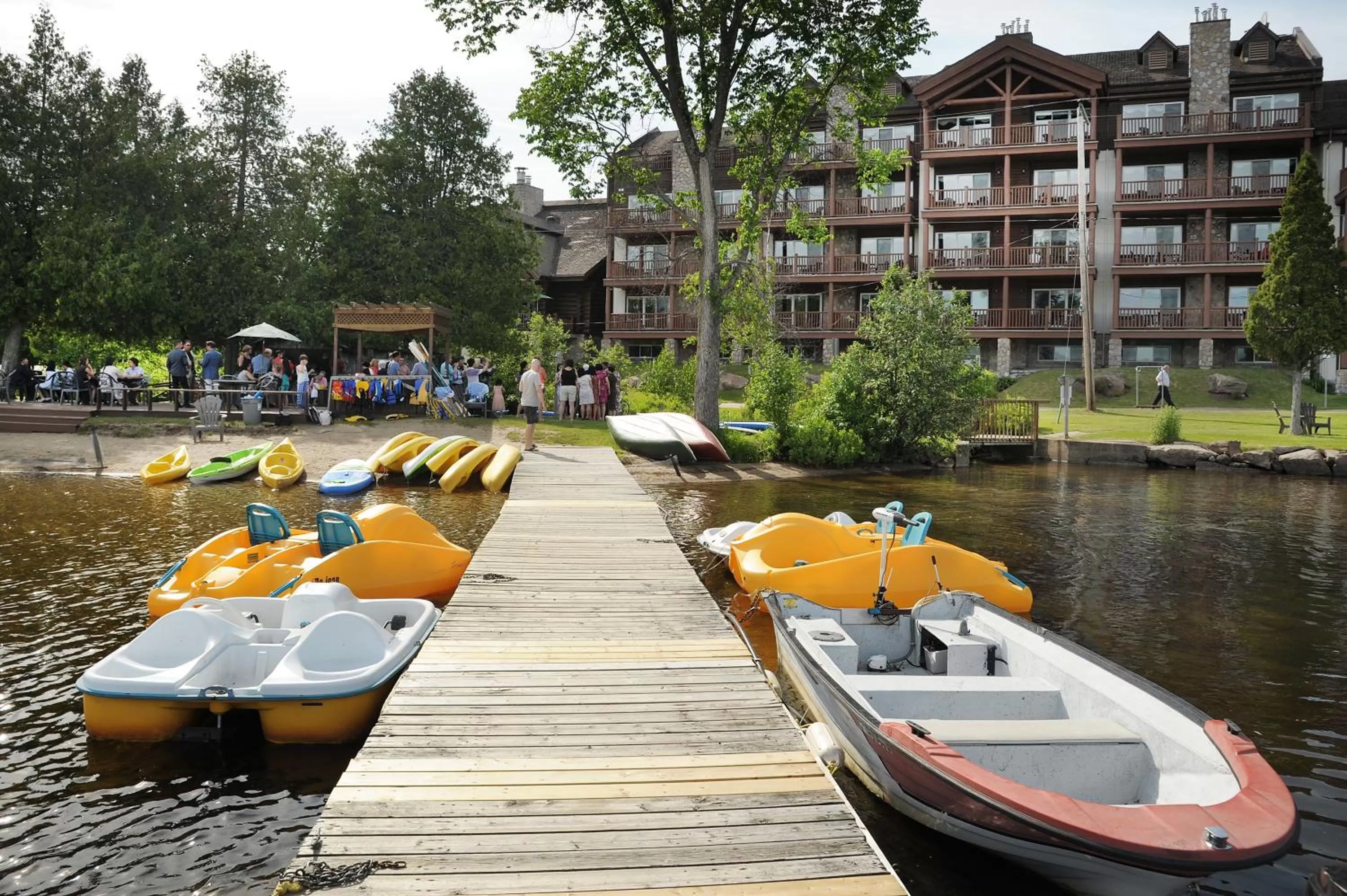 Fishing in Le Grand Lodge Mont Tremblant