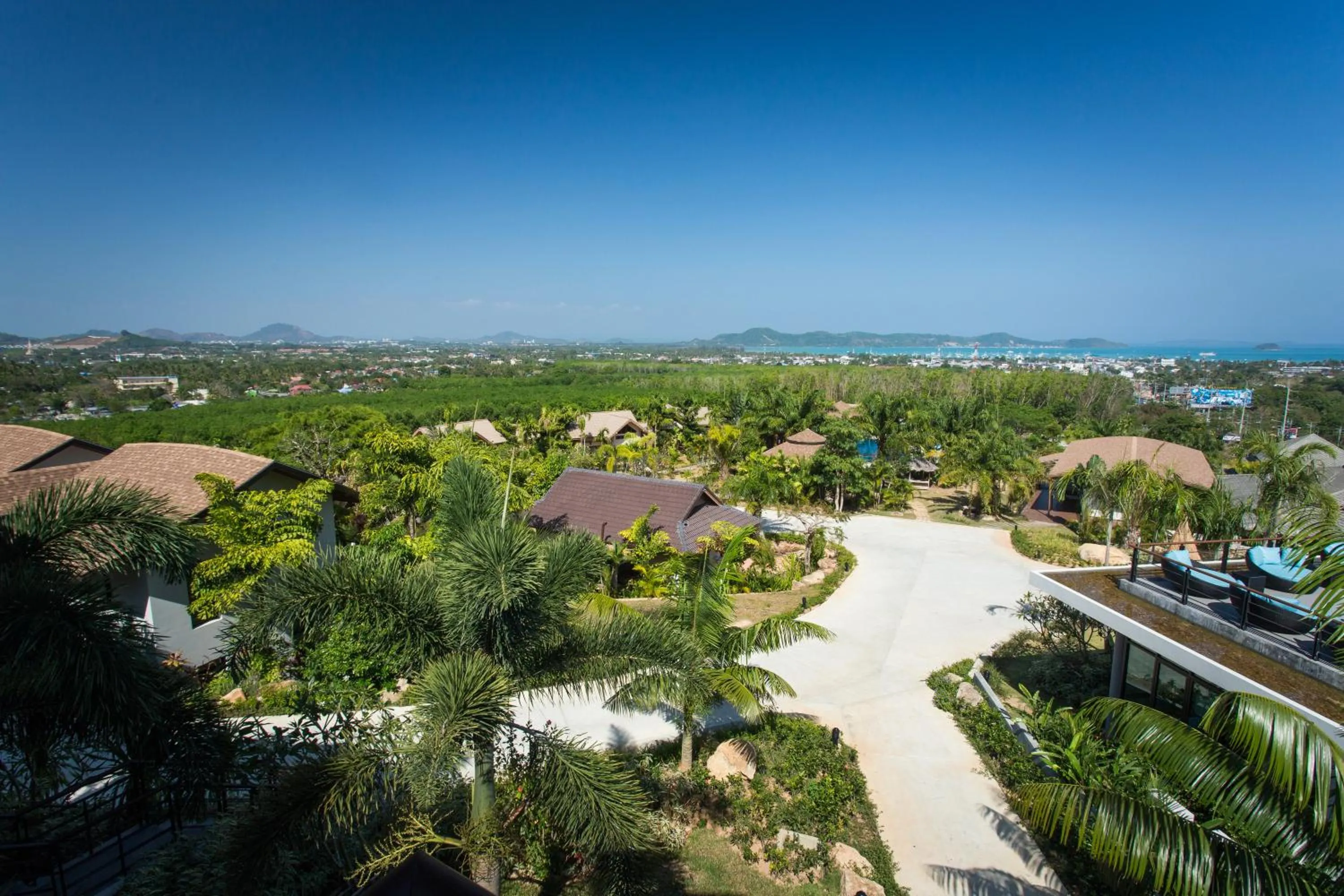 Bird's eye view in Chalong Chalet Resort