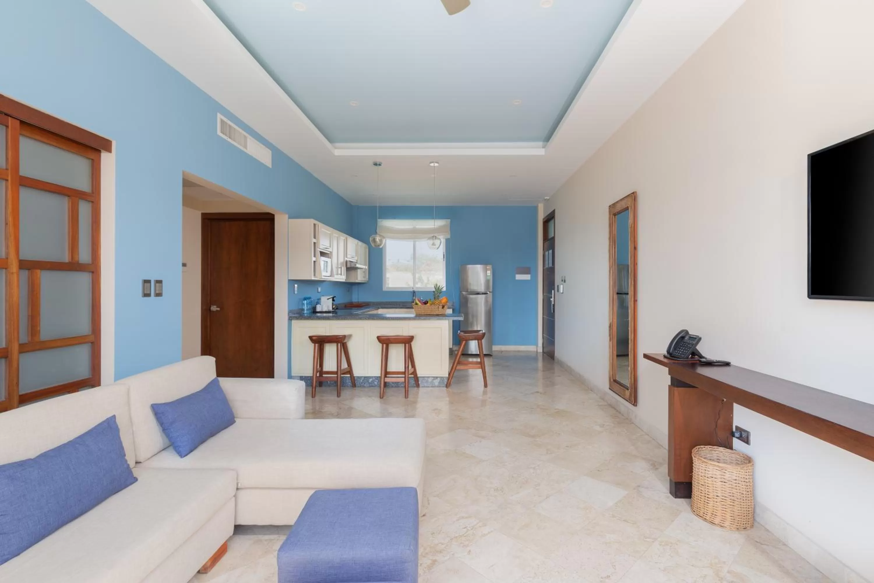 Kitchen or kitchenette in Biwa Tulum