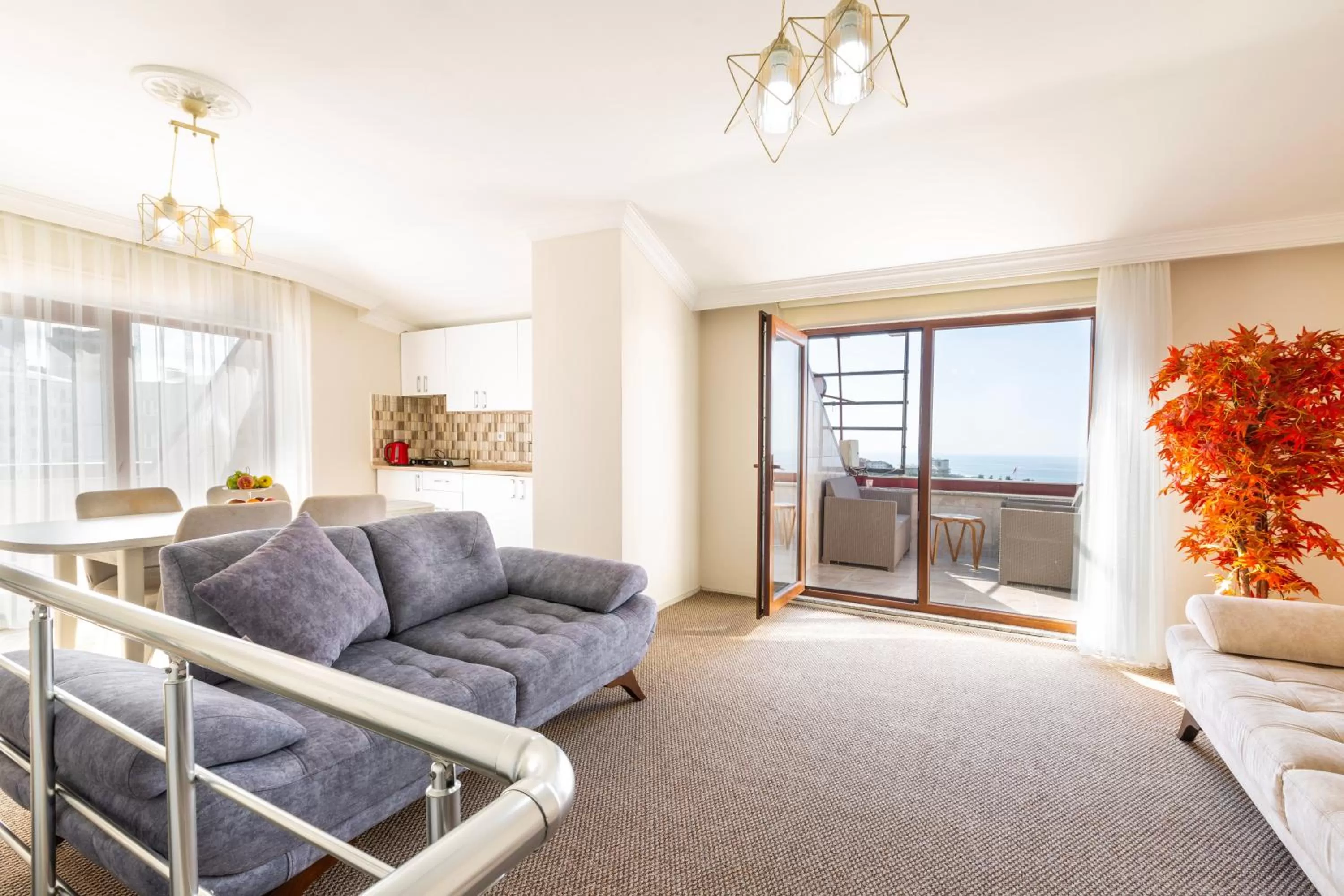 Seating Area in Bikka&Asell Suite Hotel