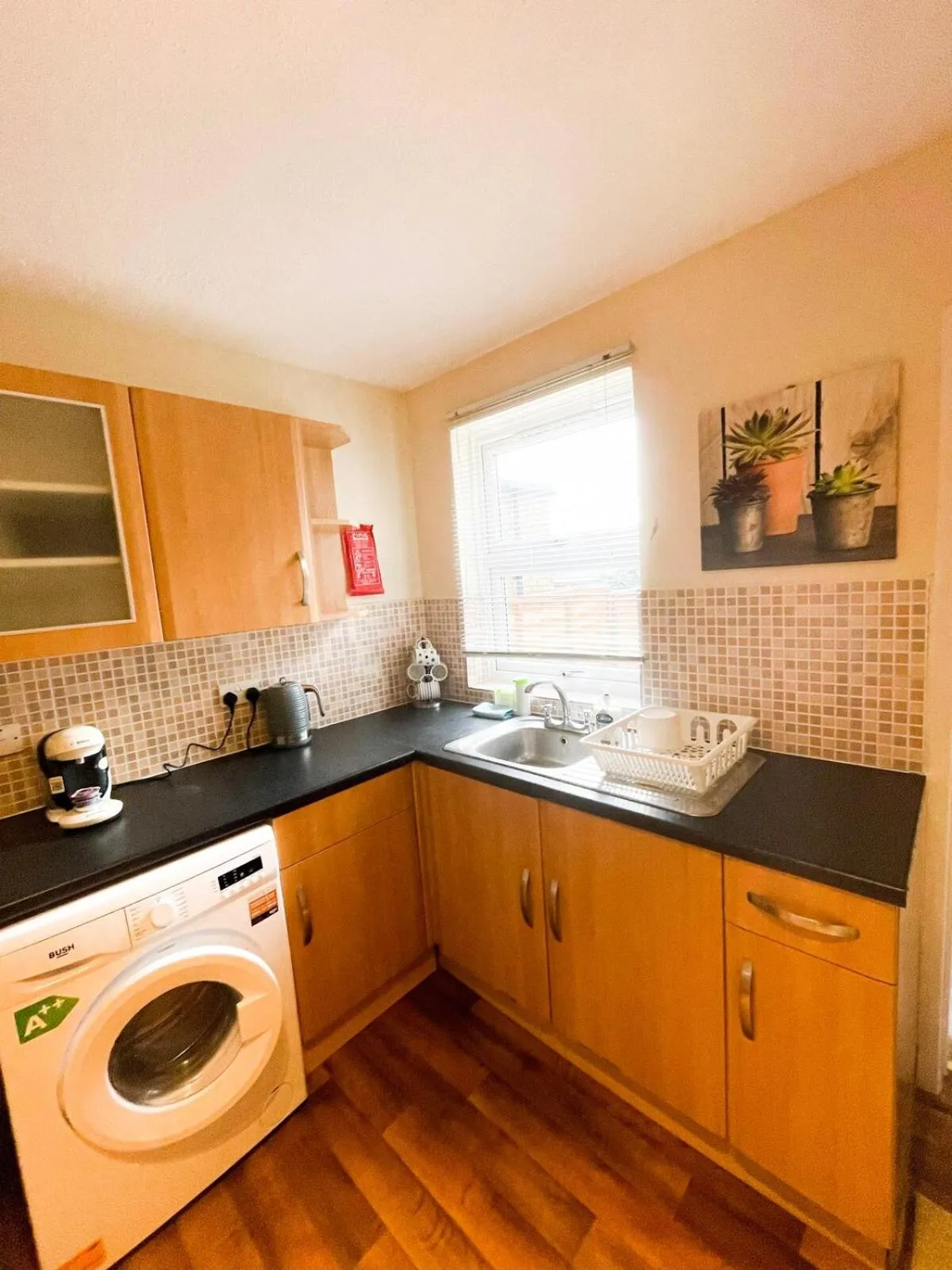 Kitchen/Kitchenette in Borden Terrace by Kasay Stays