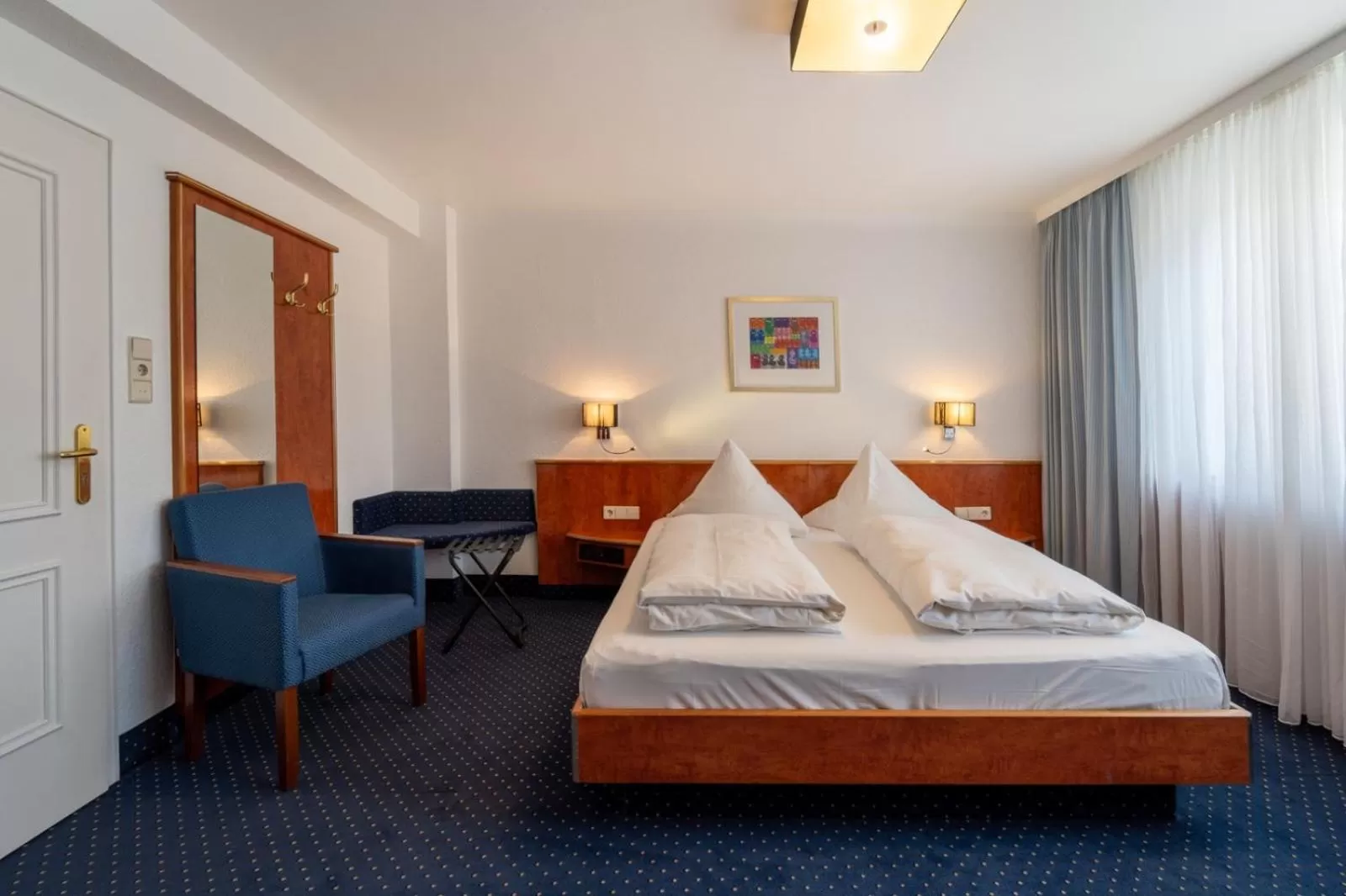 Bed in Hotel Württemberger Hof