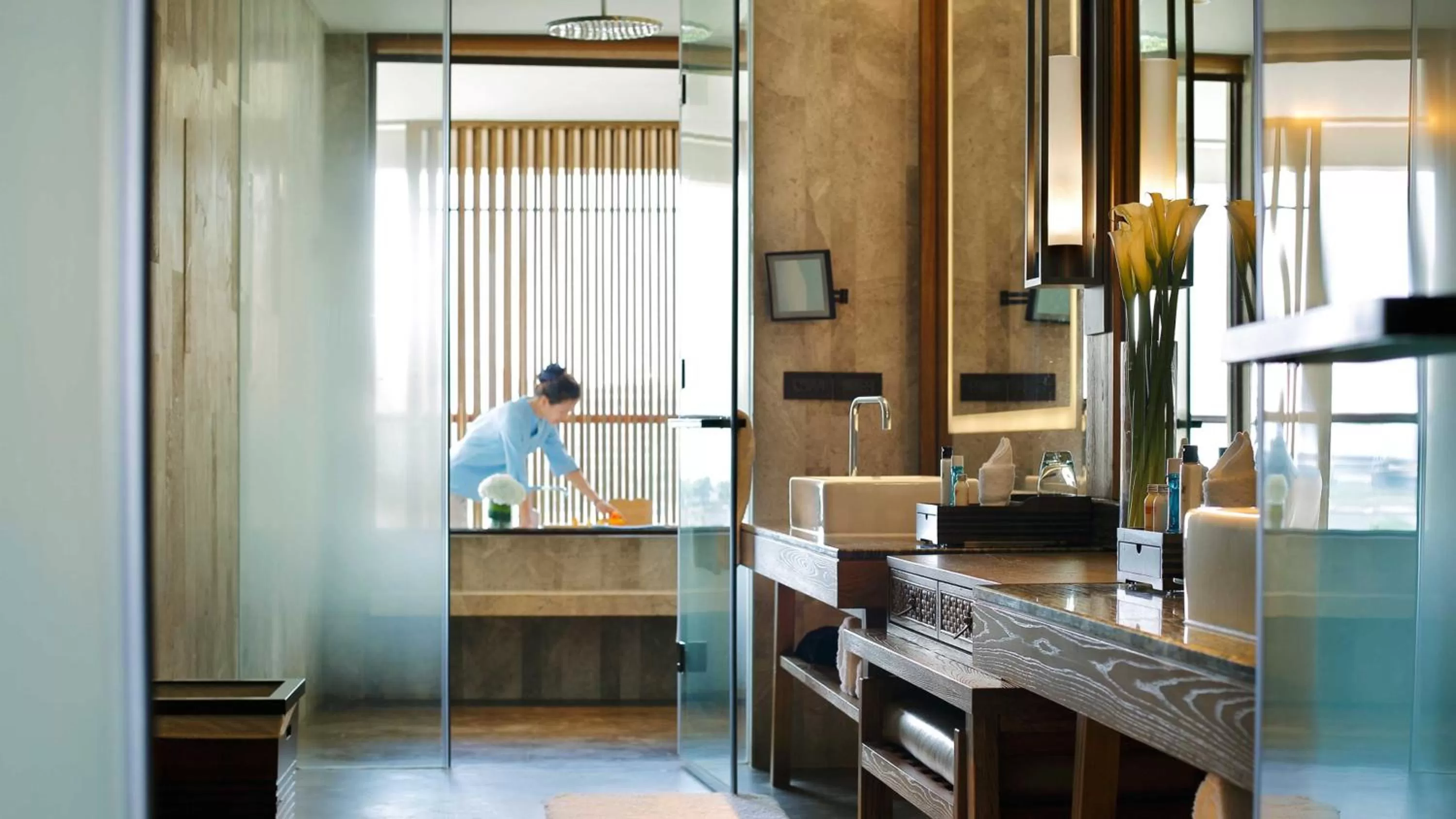 Bathroom in InterContinental Sanya Haitang Bay Resort by IHG