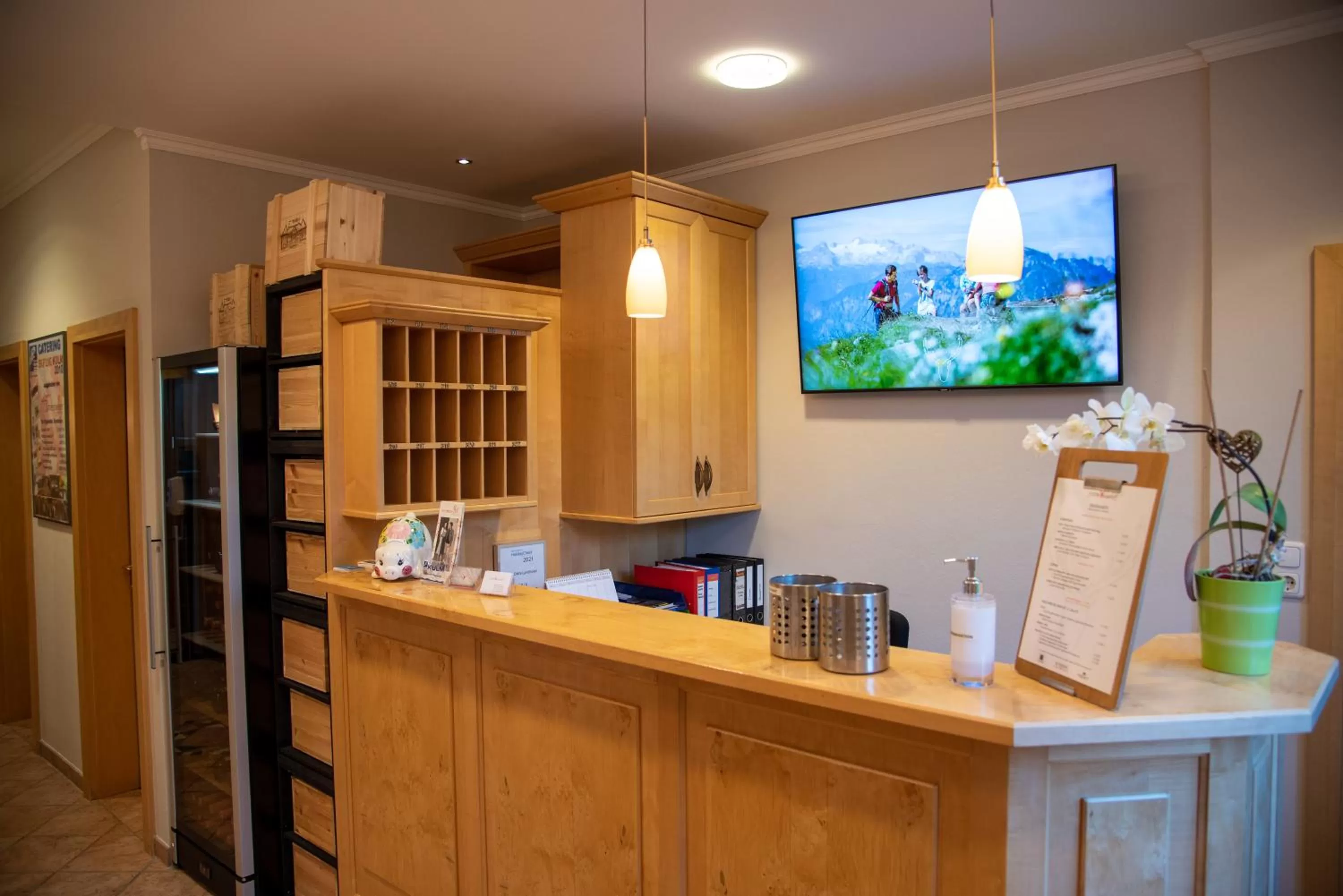 Lobby or reception in SCHÖNIS-Landhotel