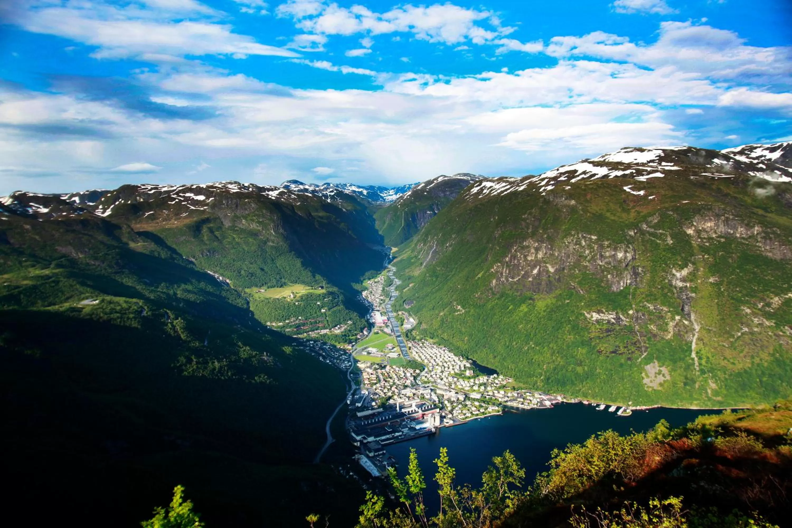 Natural landscape in Øren Hotel