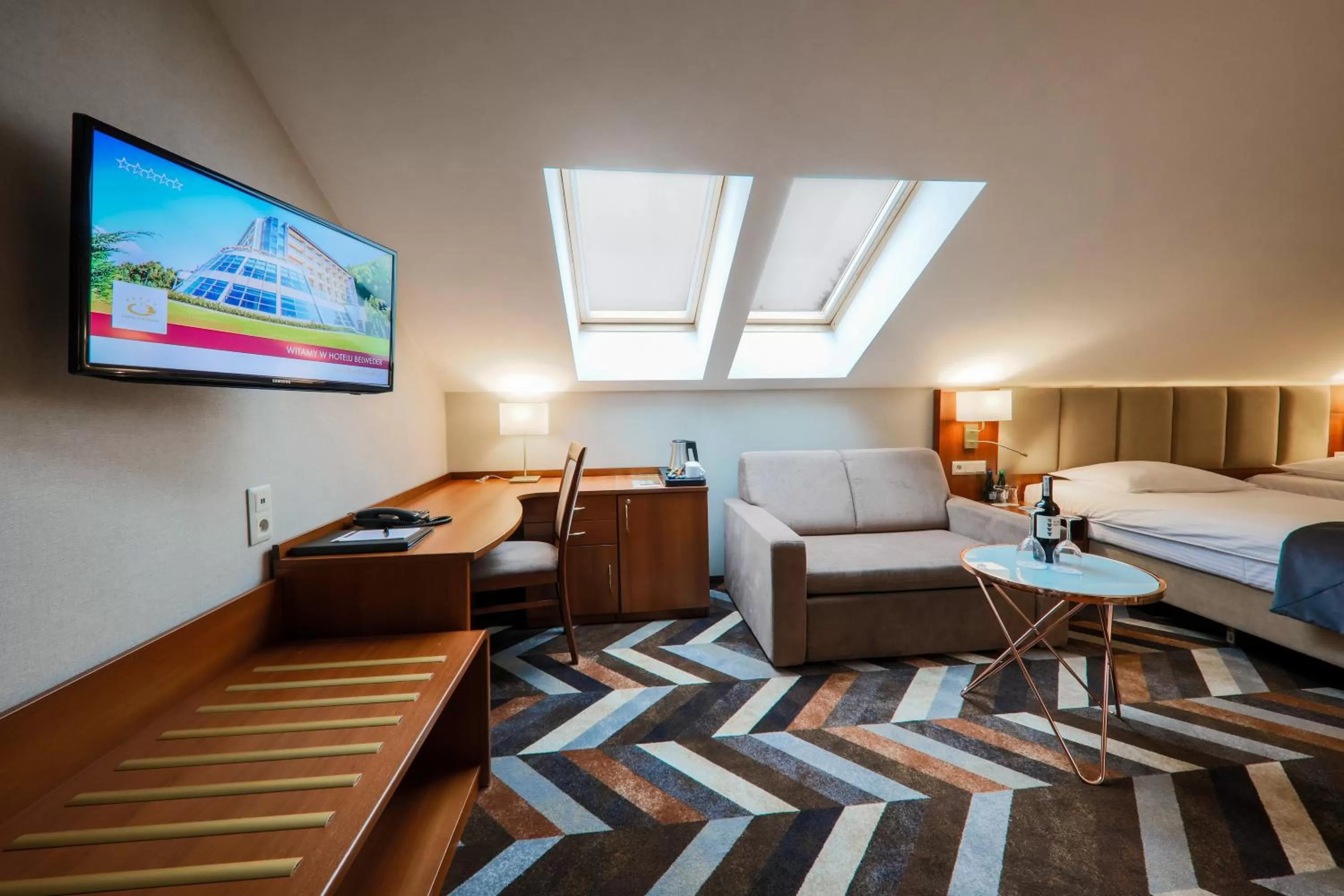 Bed in Hotel Belweder