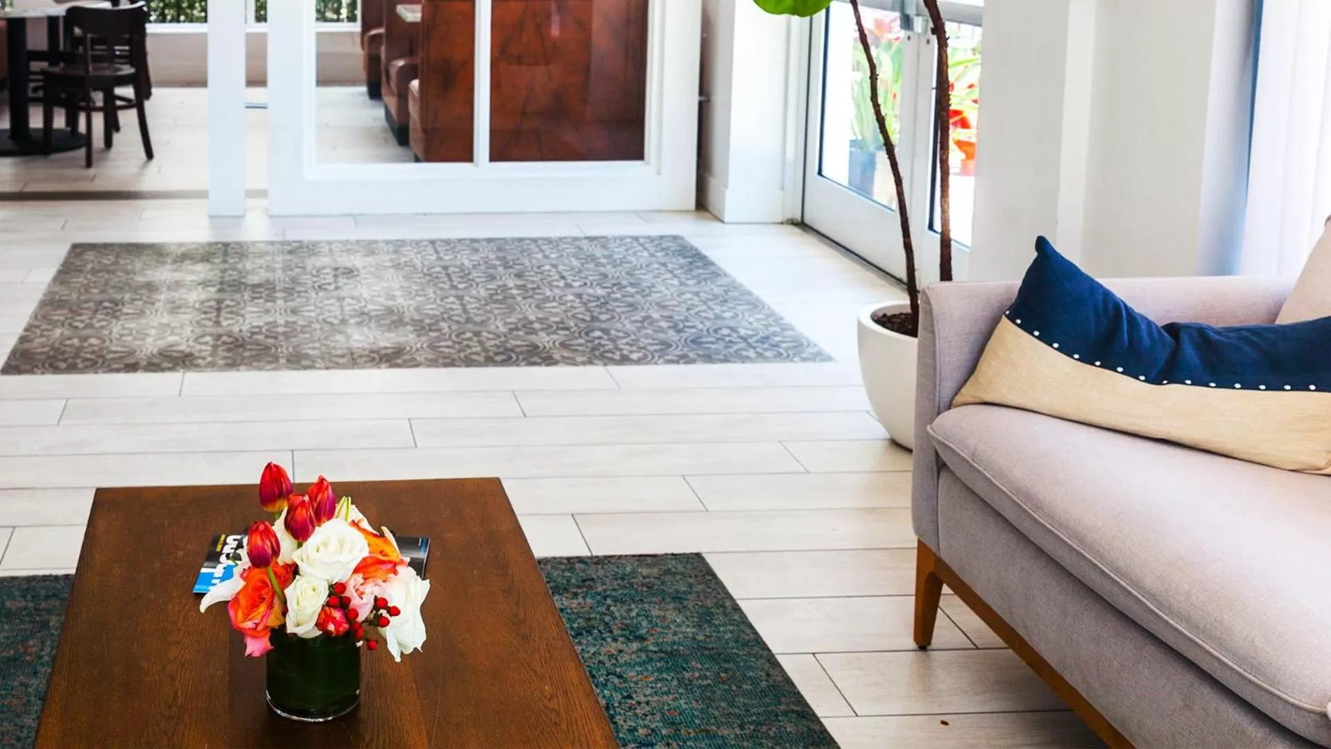 Seating area in Casa Boutique Hotel