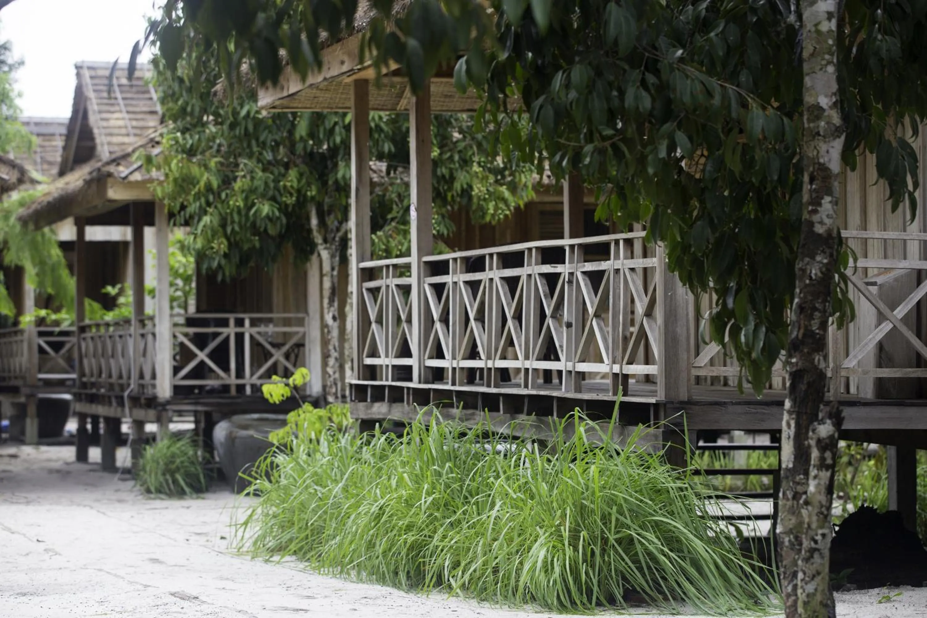 Garden in Sok San Beach Resort