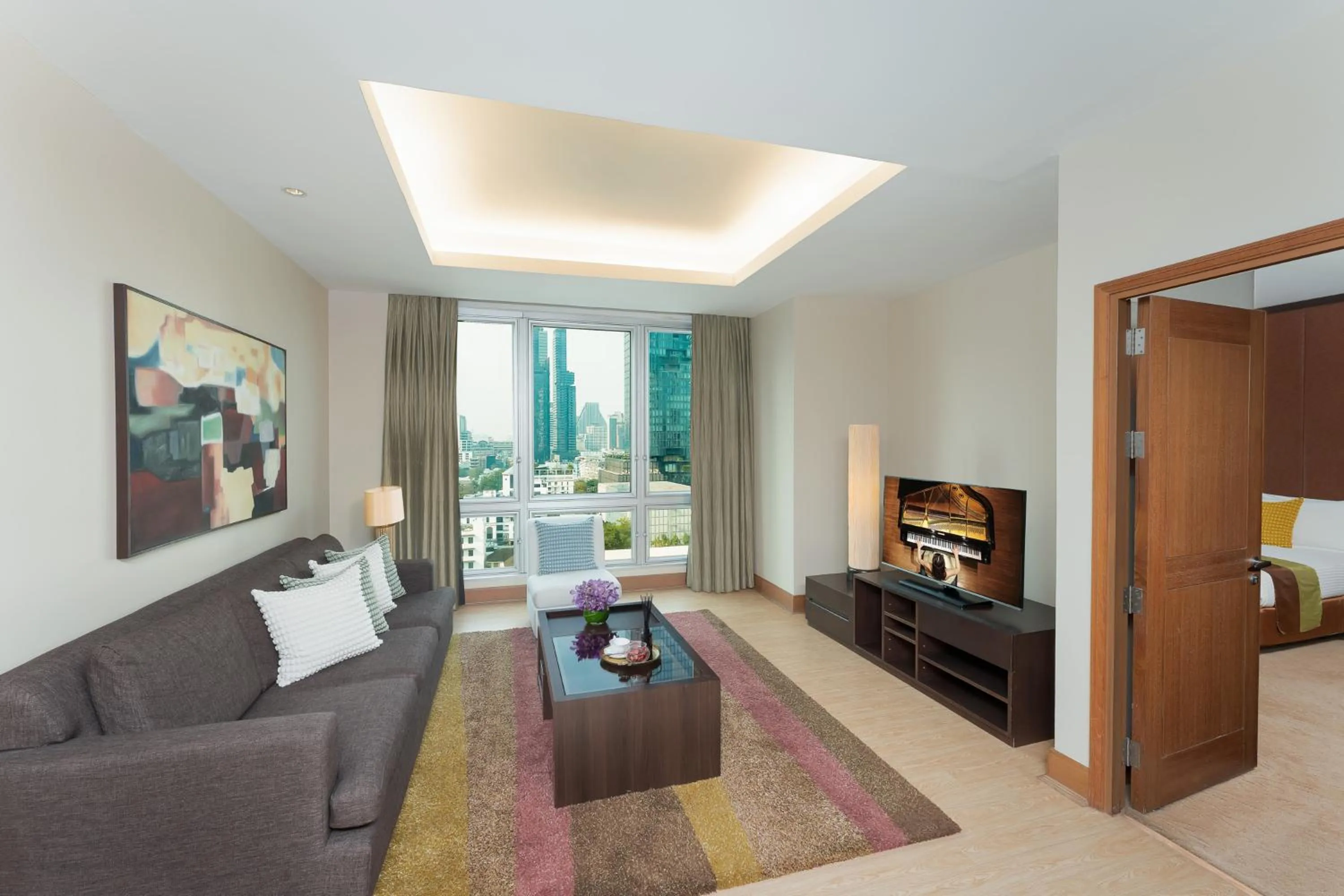 Living room in Ascott Sathorn Bangkok