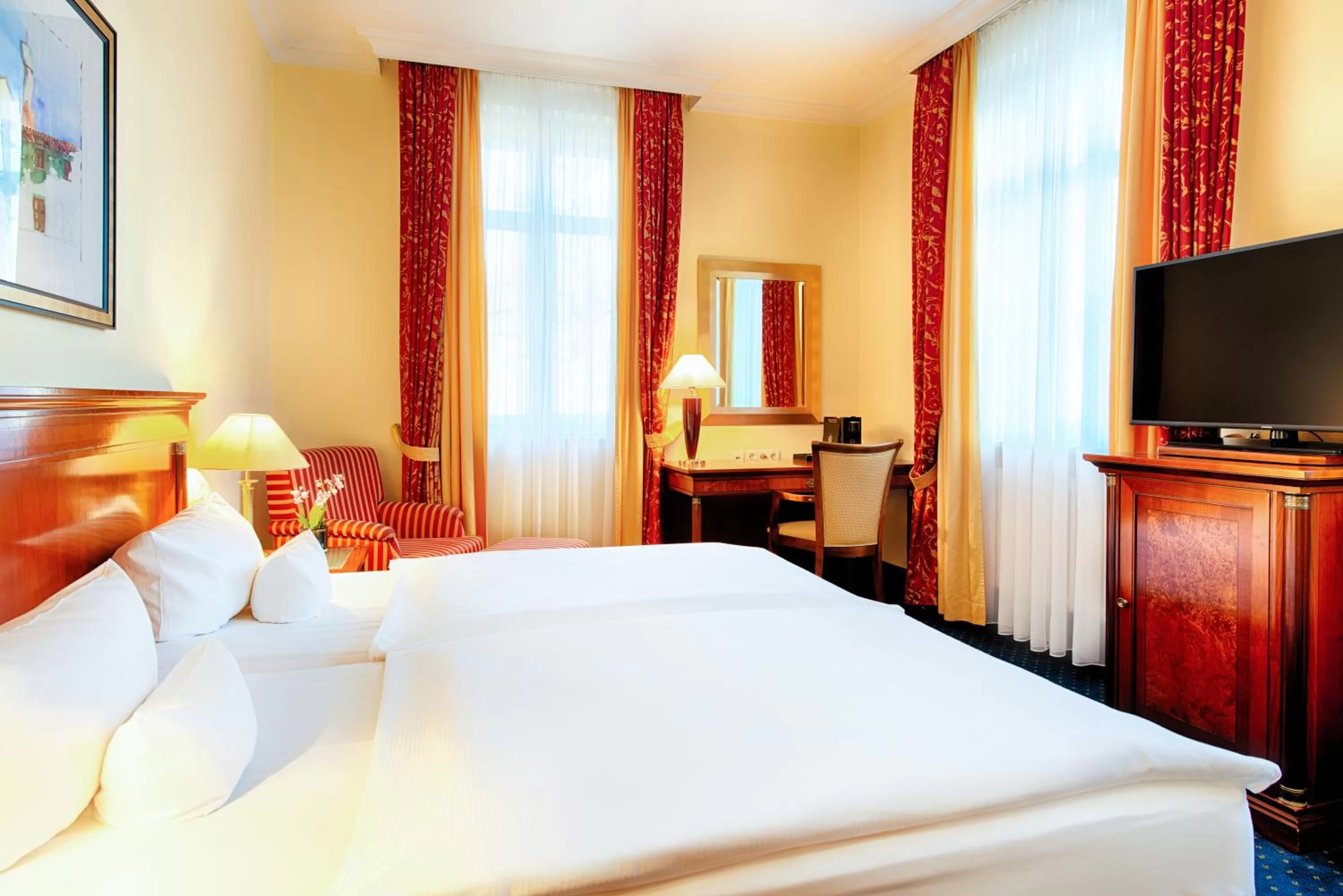 Bed in Hotel Villa Geyerswörth