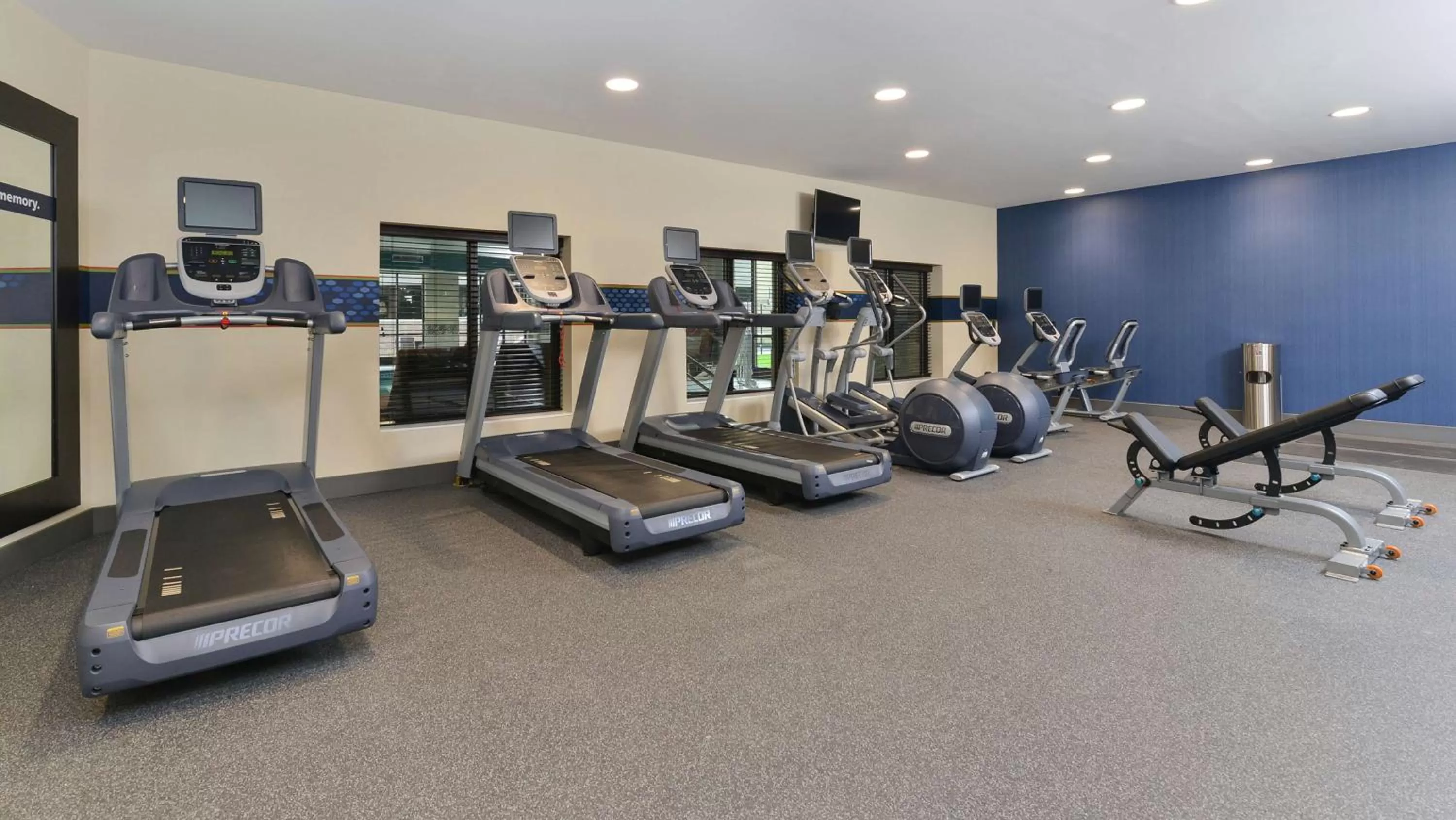 Fitness centre/facilities in Hampton Inn & Suites Des Moines Downtown