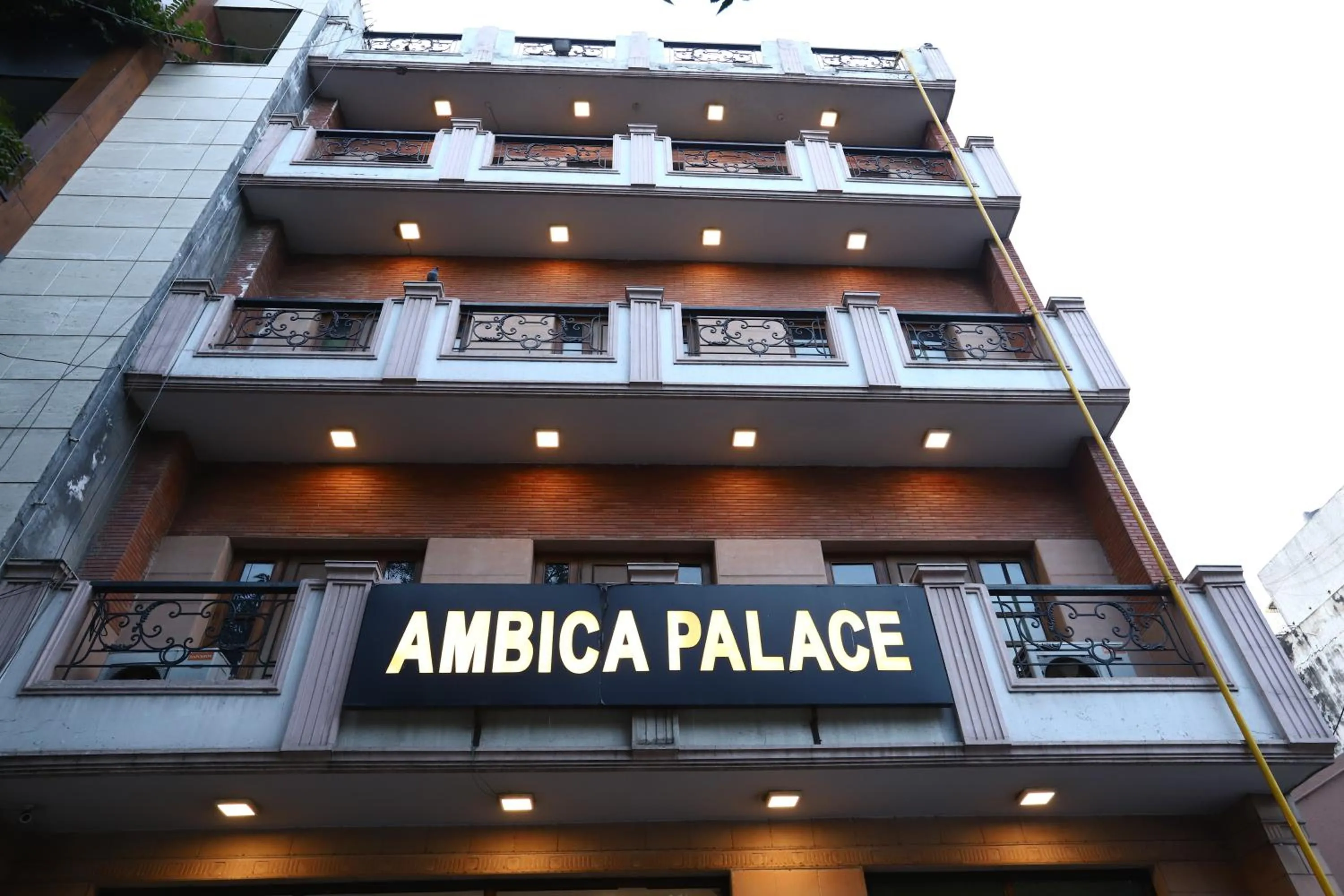 Facade/entrance in Hotel Ambica Palace AIIMS New Delhi - Couple Friendly Local ID Accepted