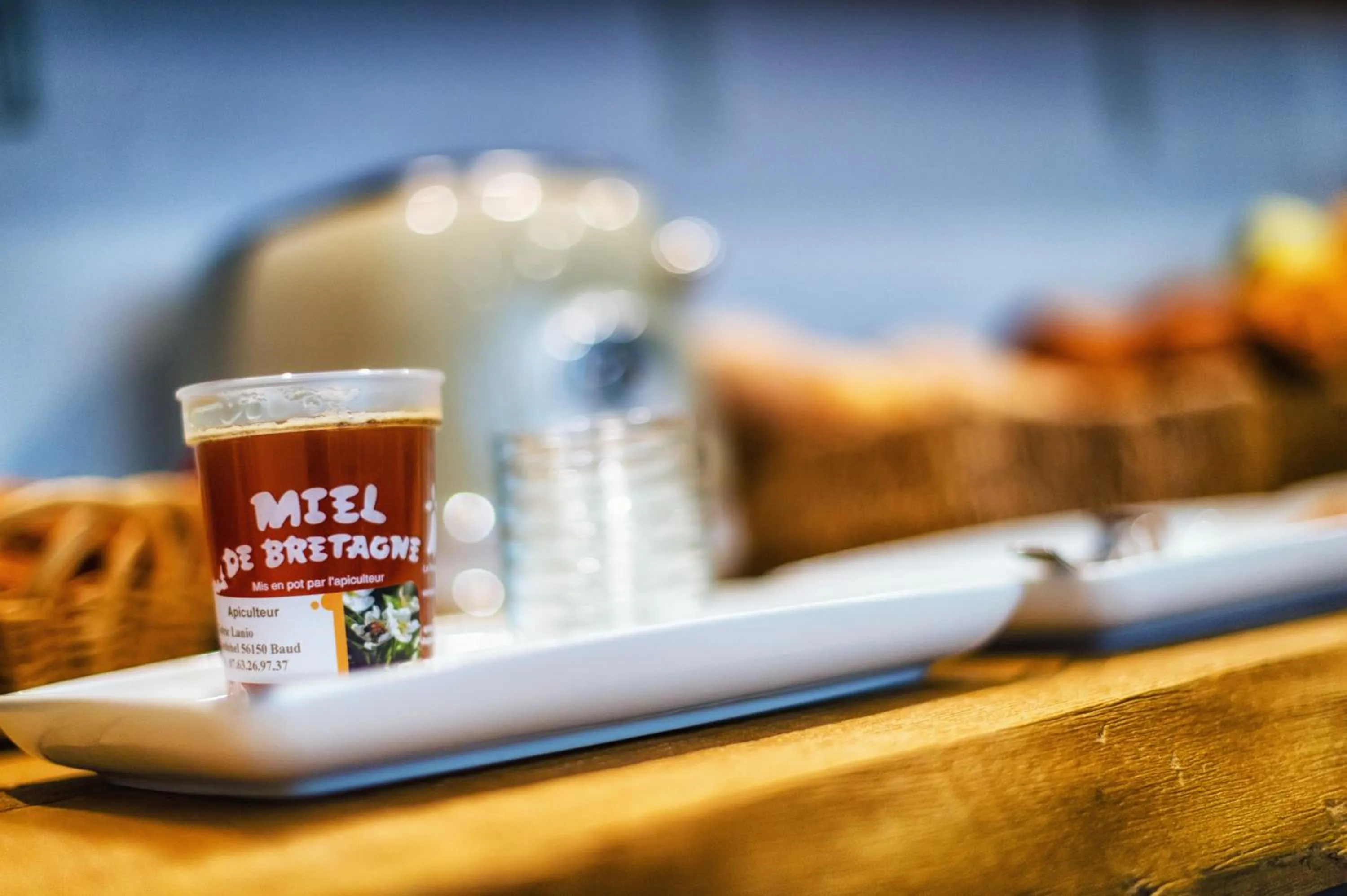 Buffet breakfast in Hôtel Victor Hugo Lorient