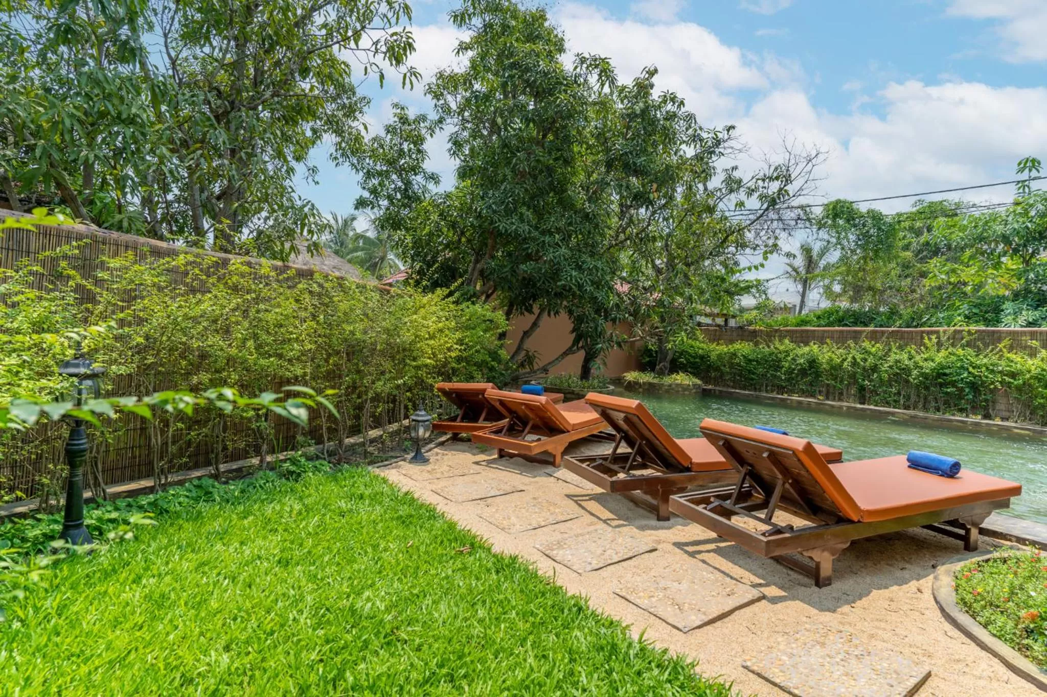 Garden in Authentic Khmer Village Resort